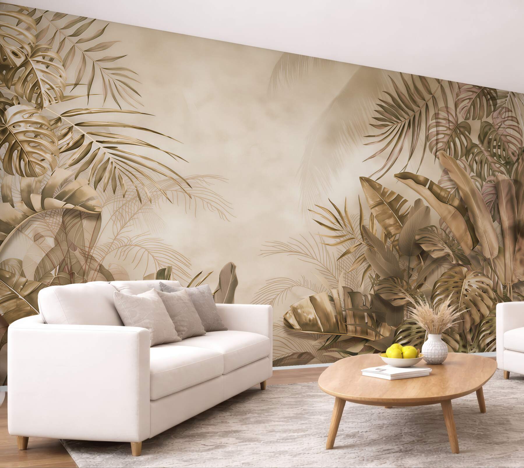 Fototapeta palma i monstera w dżungli?v2345