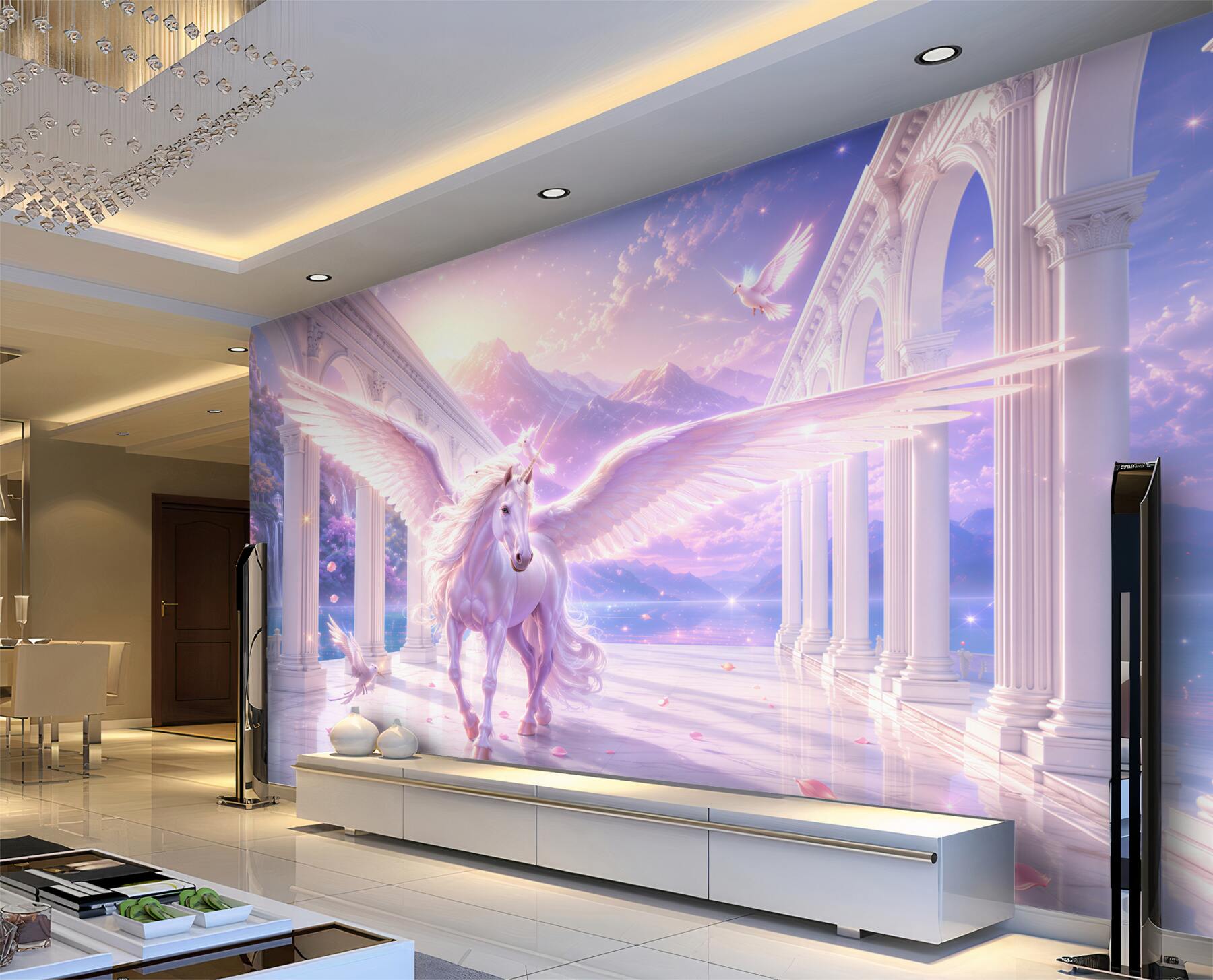 Fototapeta latający jednorożec fantasy?v2345