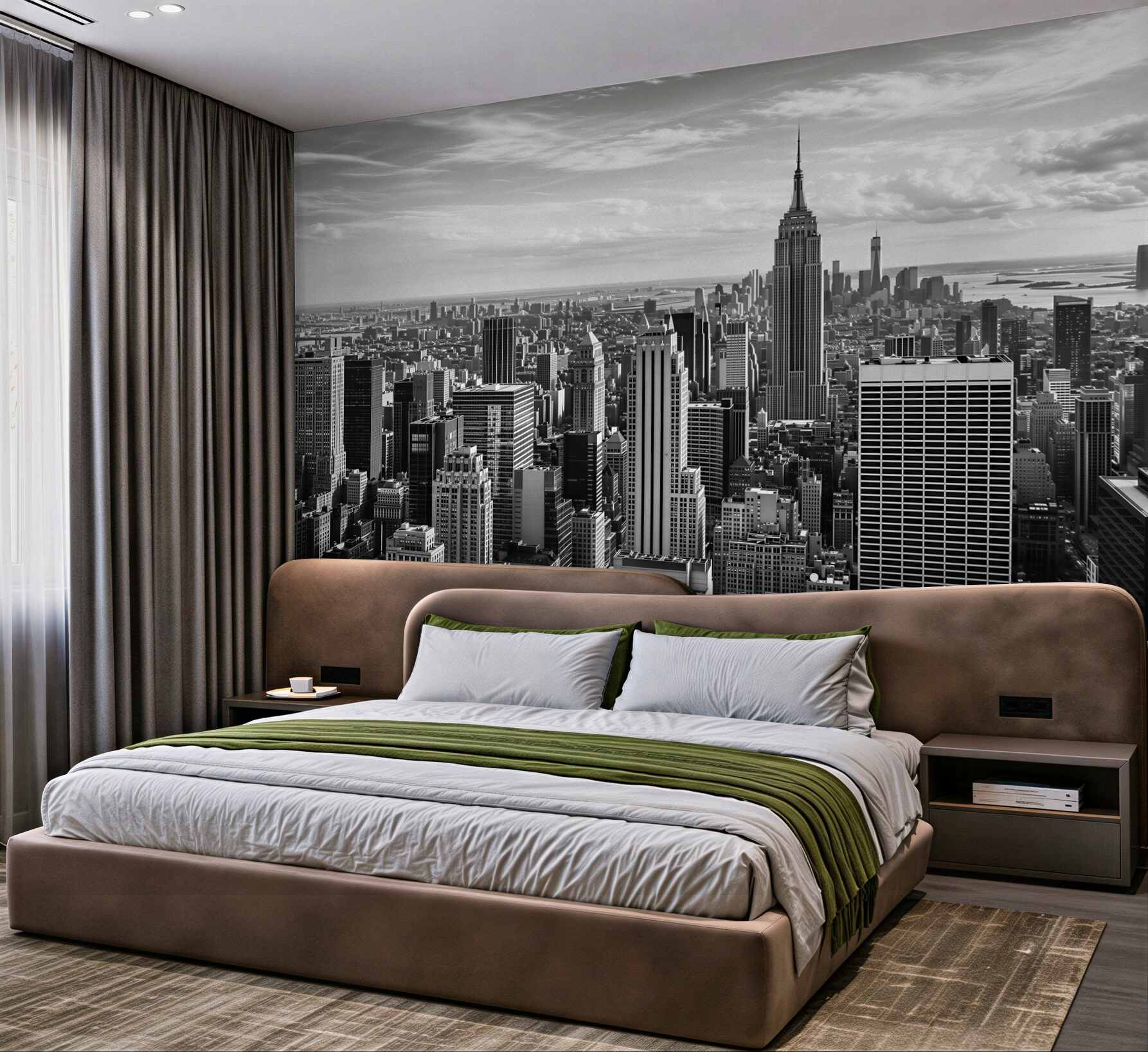 Fototapeta retro panorama Manhattanu?v2345