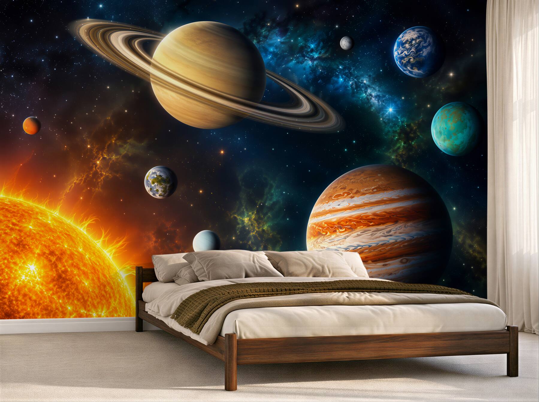 Fototapeta planety wokół słońca?v2345