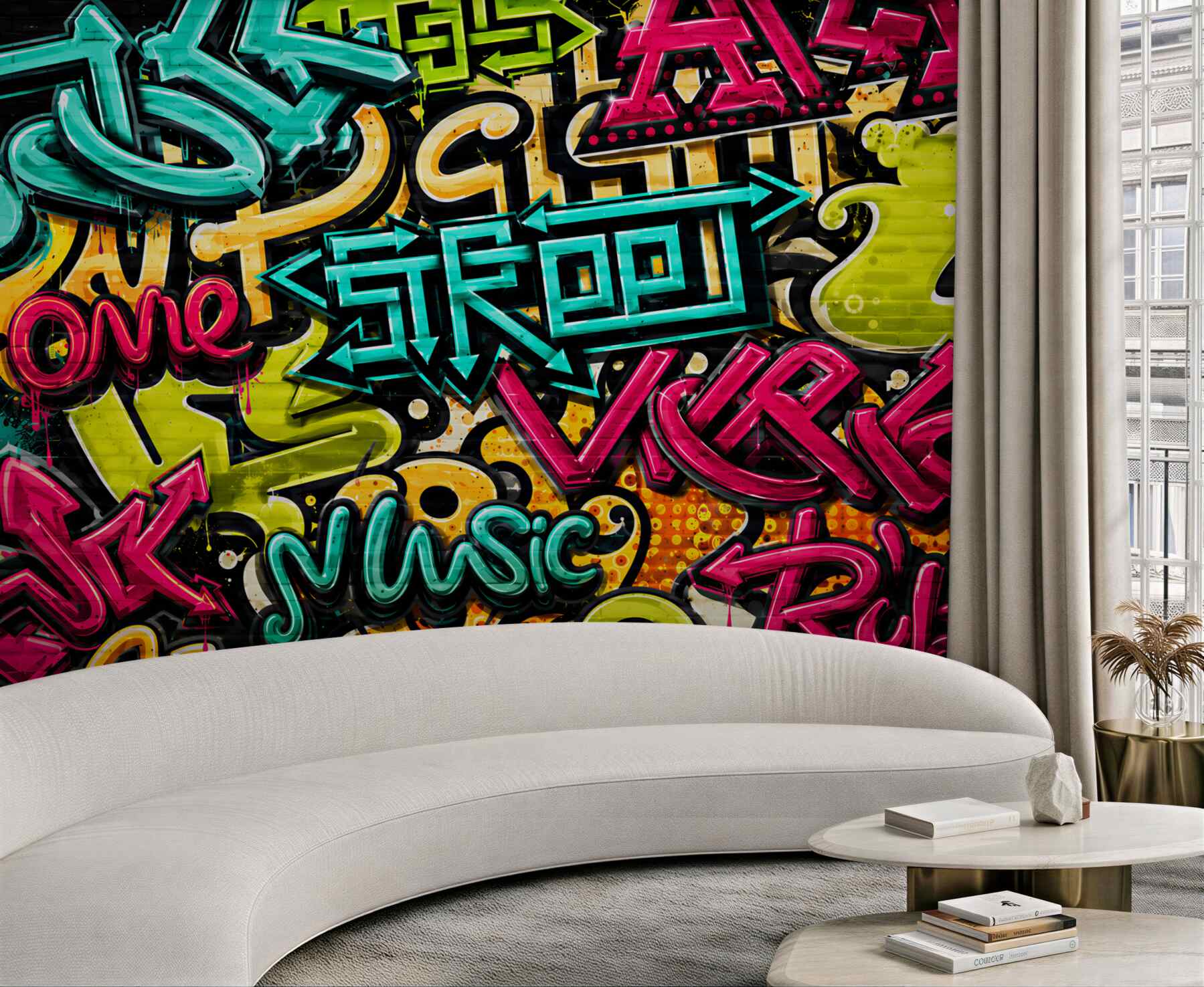 Fototapeta litery w stylu graffiti?v2345