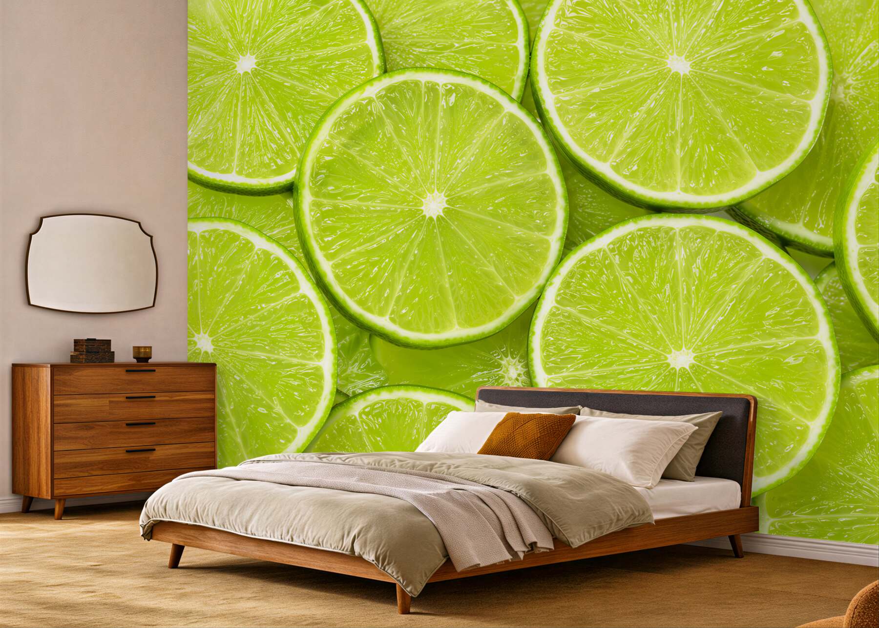 Fototapeta plasterki dojrzałej limonki?v2345