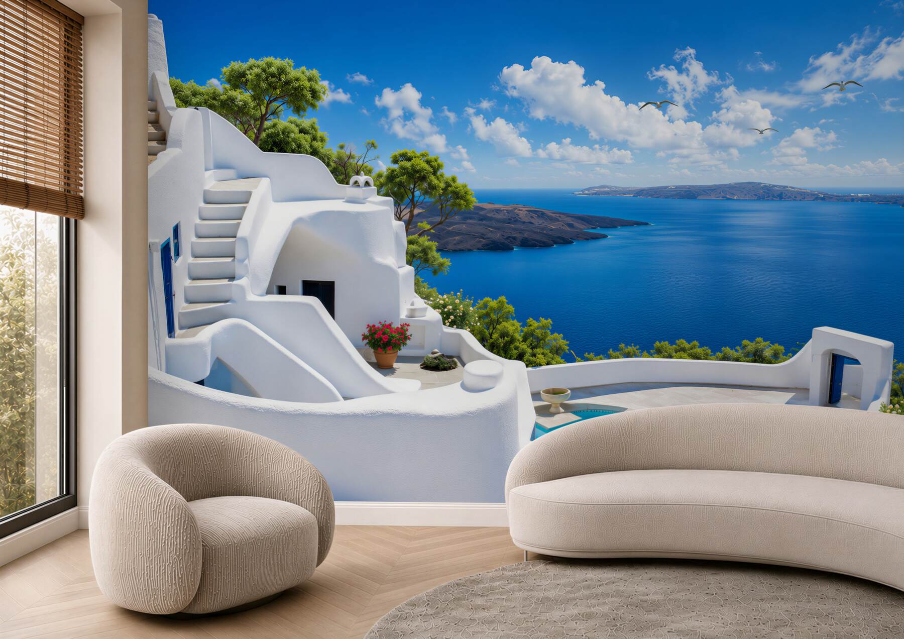 Fototapeta grecka wyspa santorini?v2345