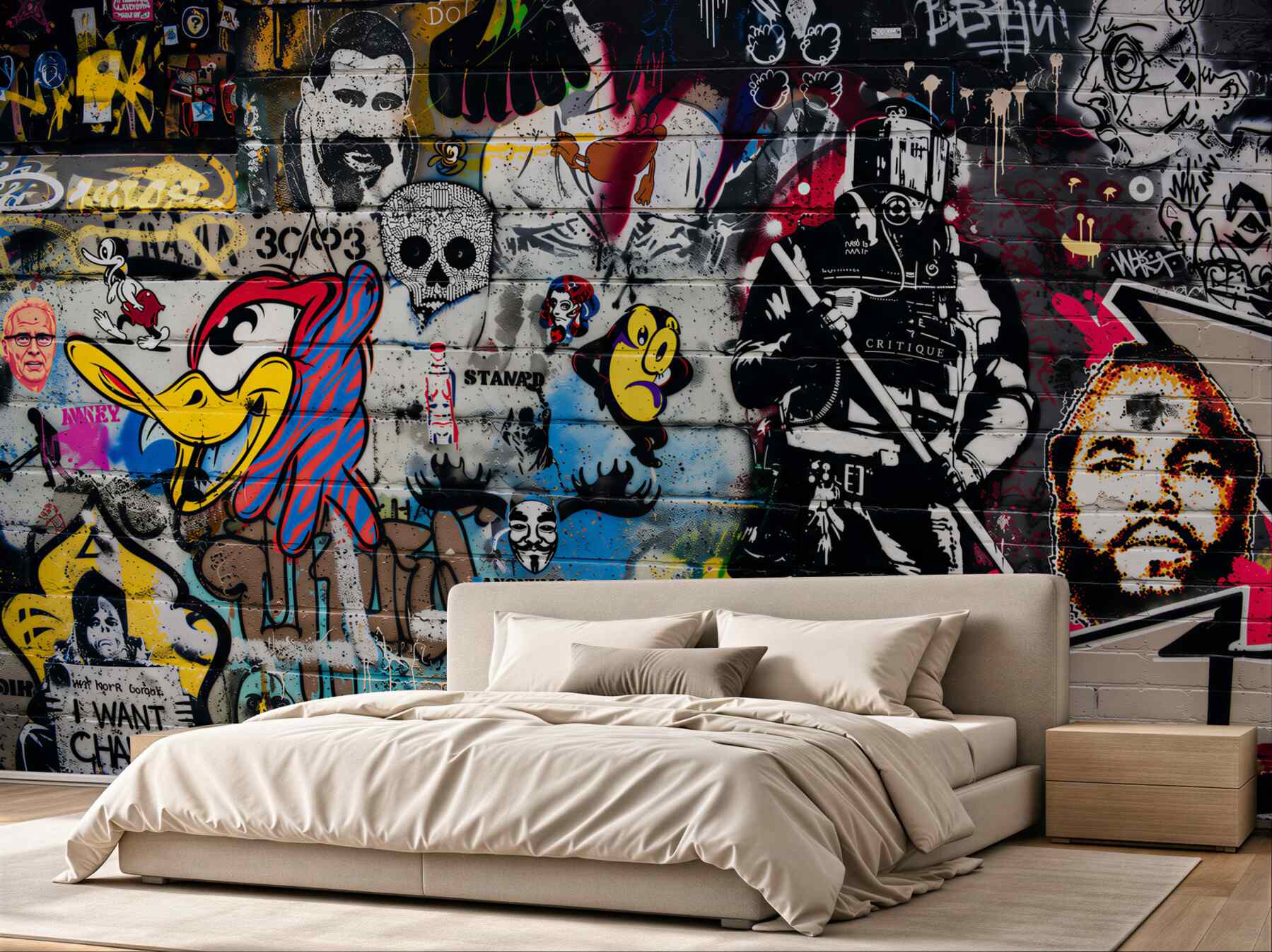 Fototapeta Ściana pokryta graffiti?v2345