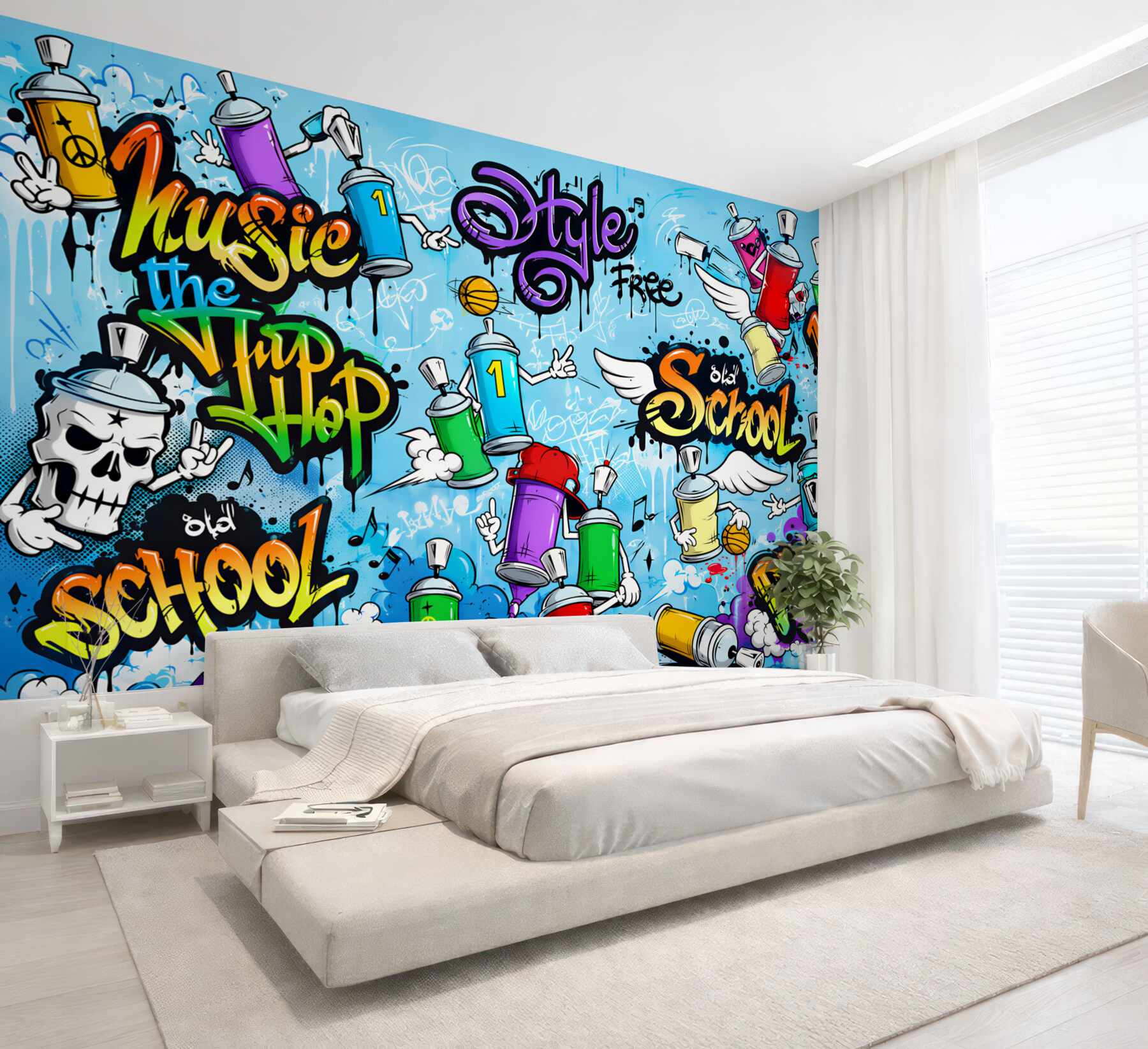 Fototapeta wielokolorowe wszelkiego rodzaju graffiti?v2345