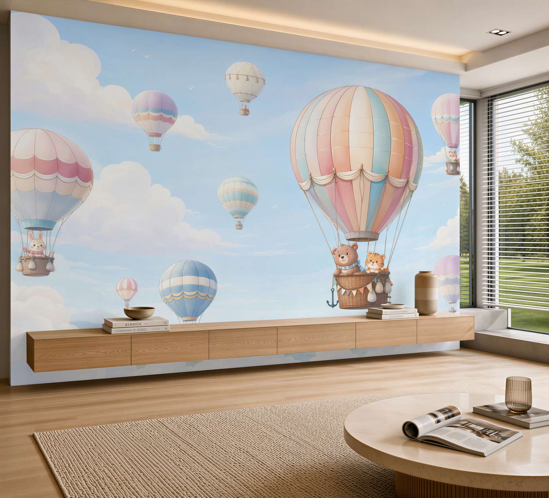 Fototapeta Balony z pływającymi zwierzętami?v2345