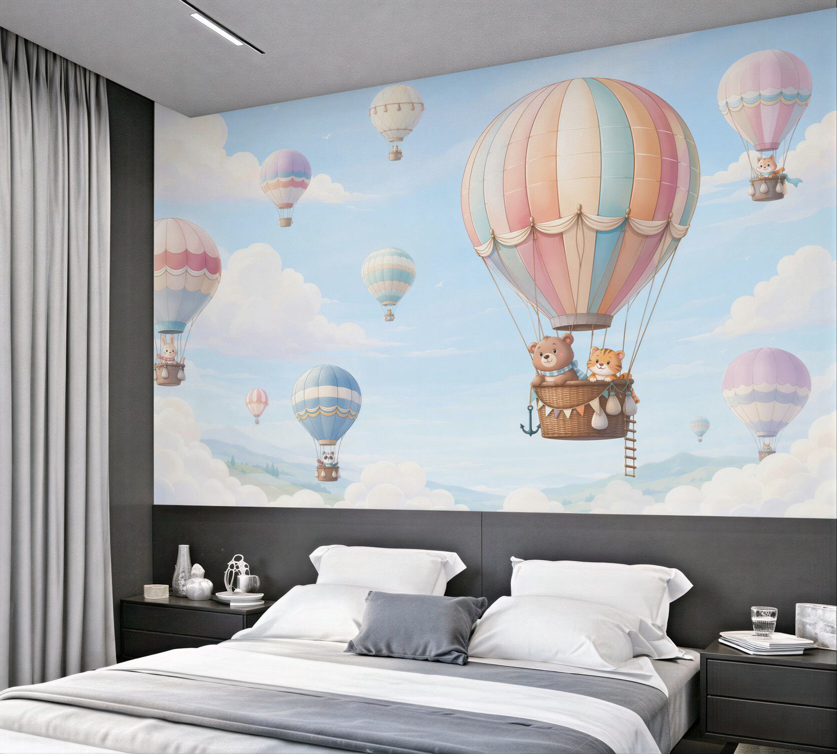 Fototapeta Balony z pływającymi zwierzętami?v2345
