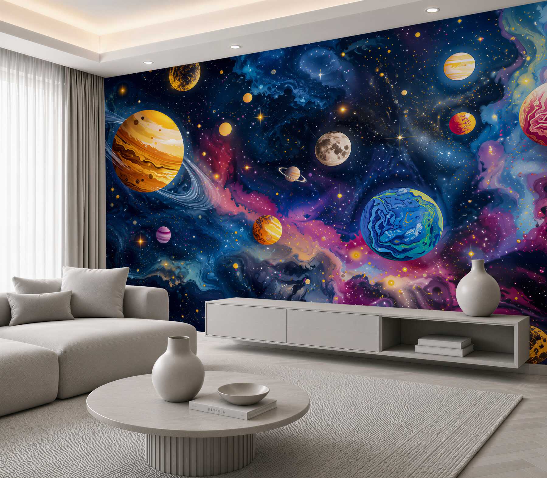 Fototapeta Orbity i planety?v2345