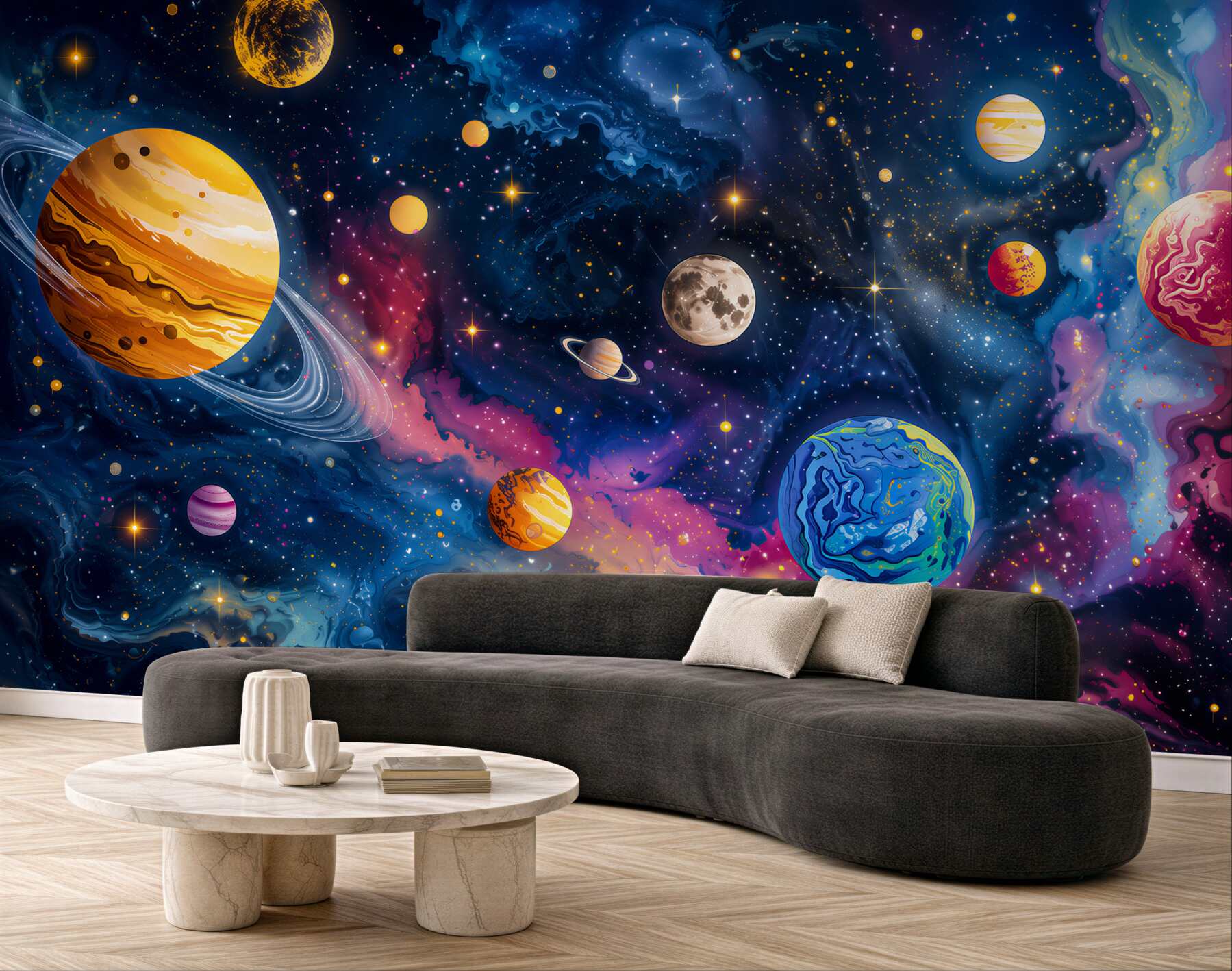 Fototapeta Orbity i planety?v2345