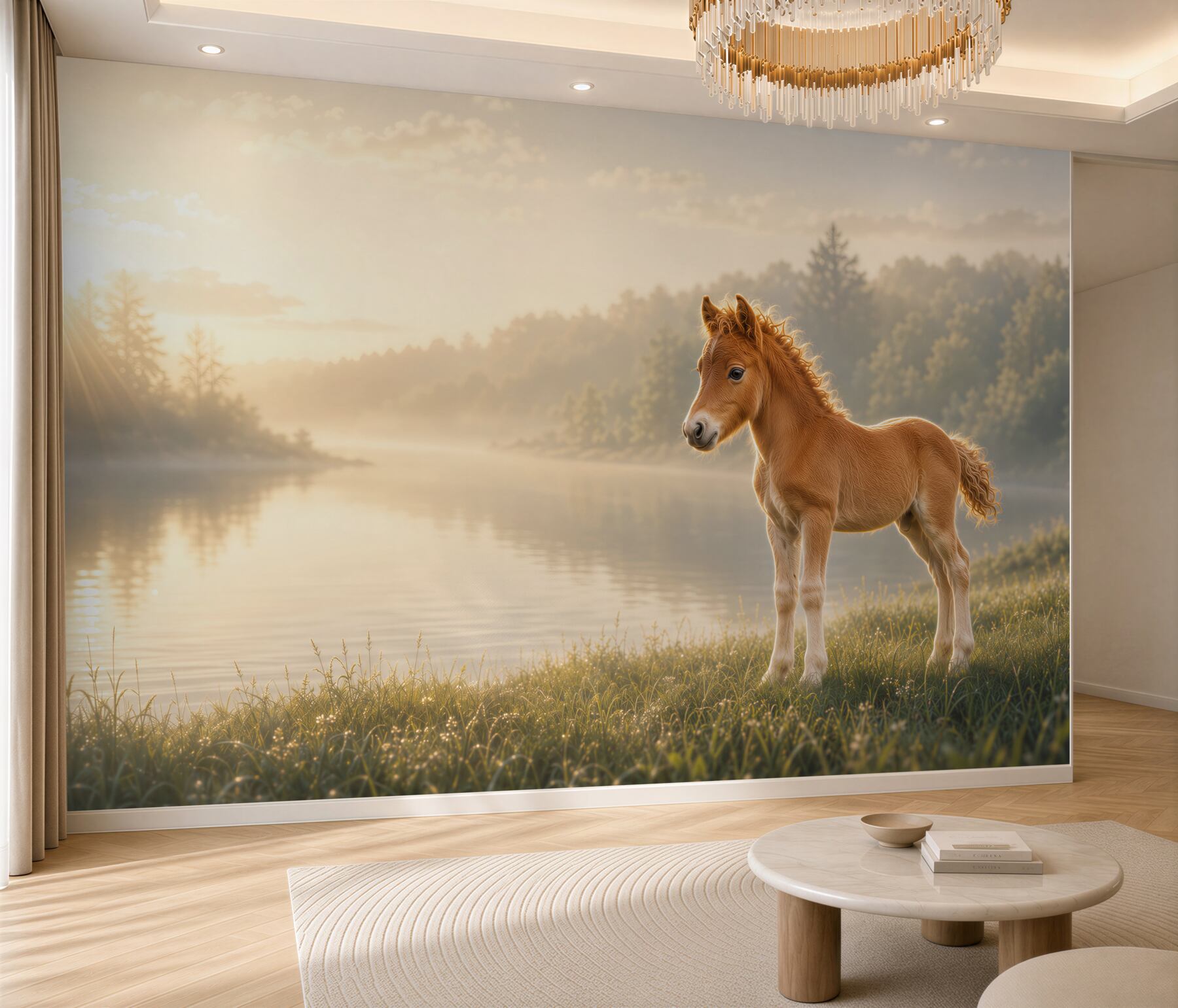 Fototapeta Koń źrebak mini Falabella?v2345