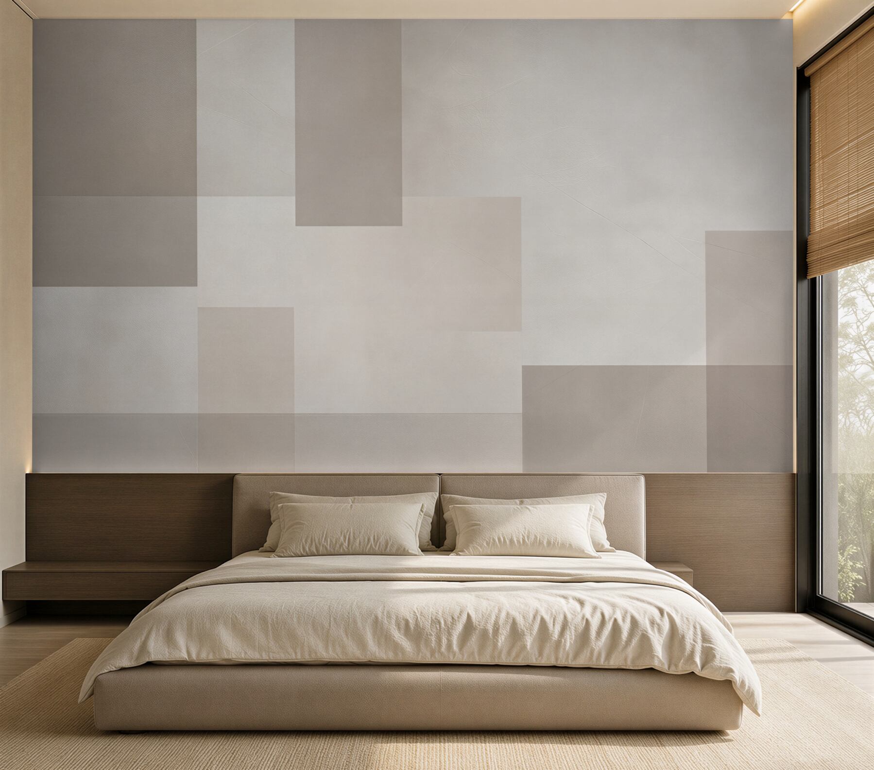 Fototapeta geometryczne prostokąty beżowe minimalistyczne do nowoczesnego wnętrza?v2345