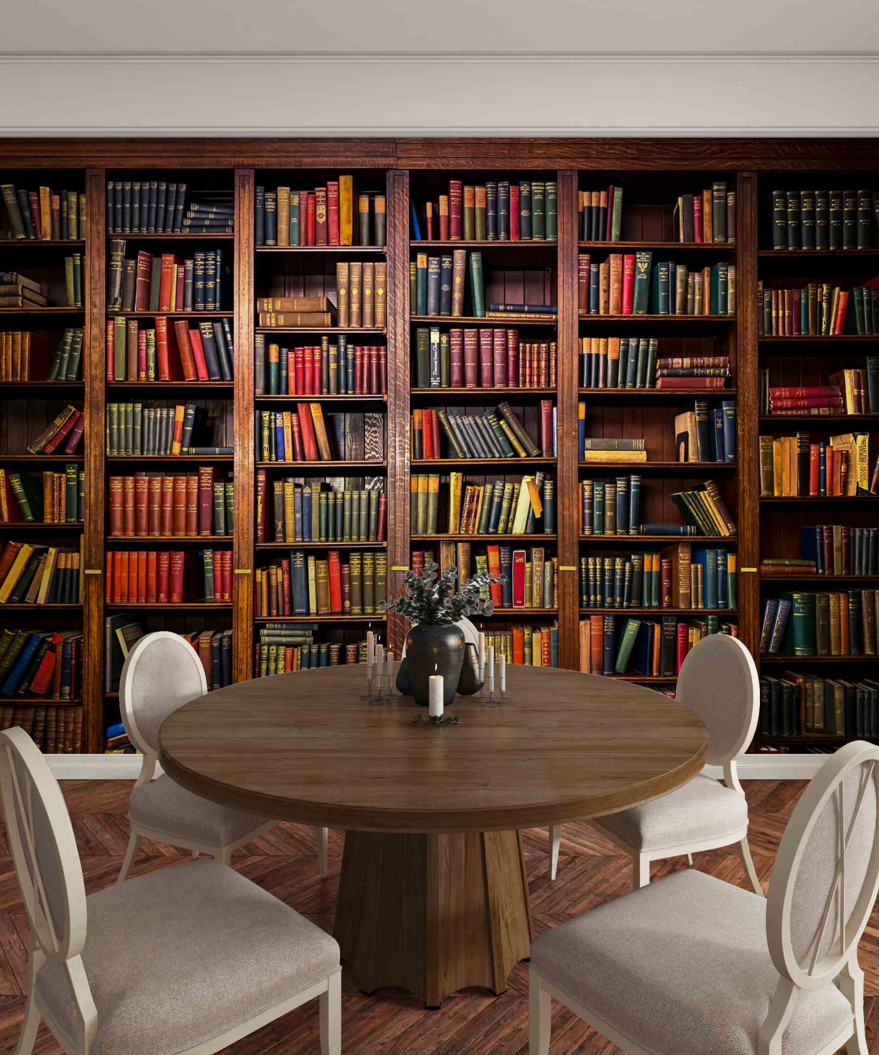 Fototapeta zarezerwuj dużą bibliotekę?v2345