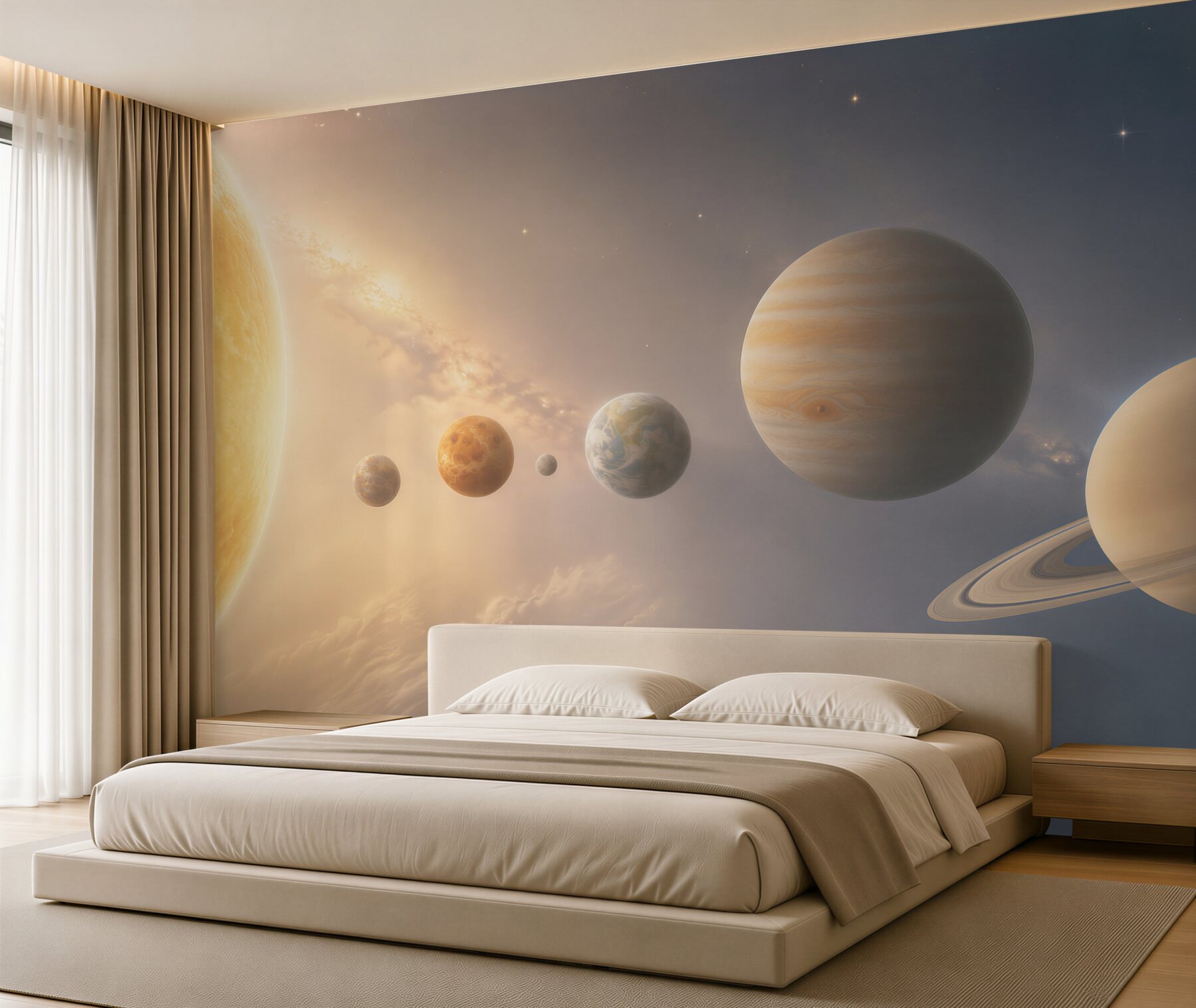 Fototapeta parada planet wokół słońca?v2345