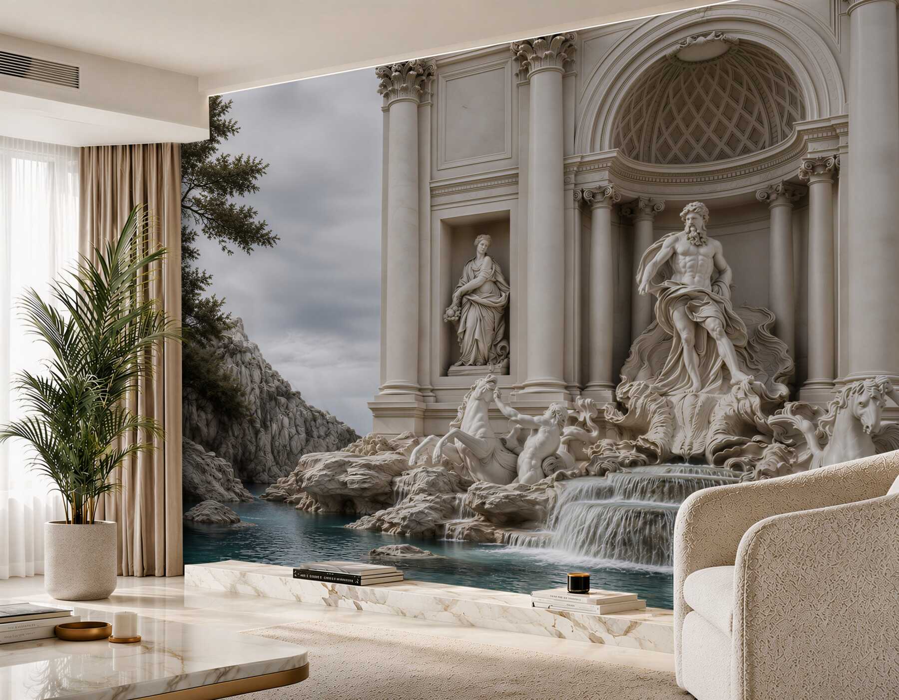 Fototapeta rzeźby przy Fontannie di Trevi?v2345