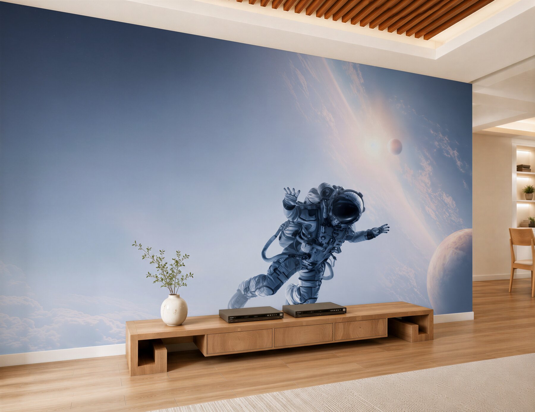 Fototapeta astronauta w kosmosie?v2345