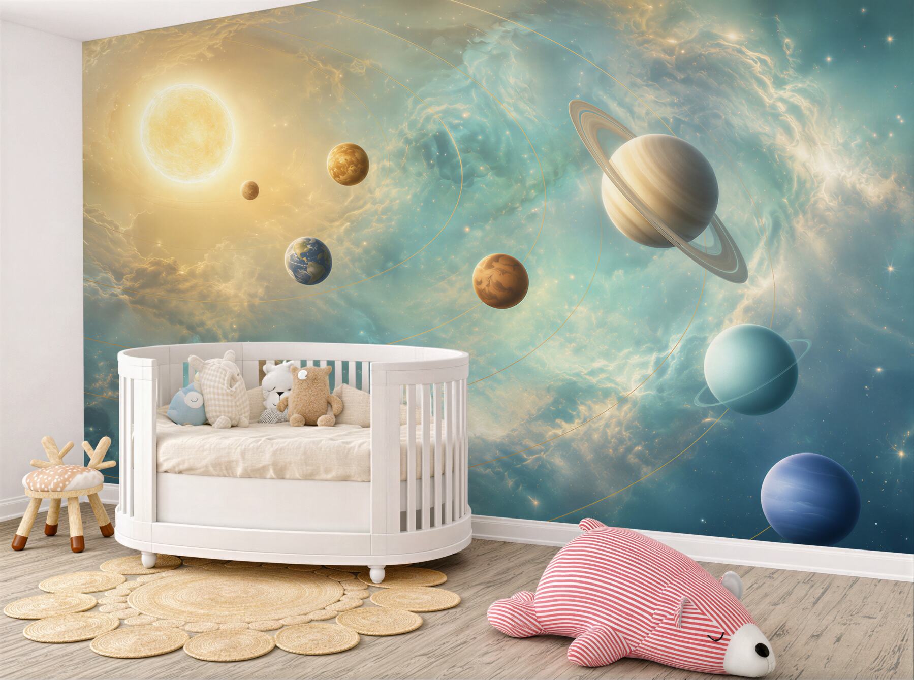 Fototapeta kilka planet w kosmosie?v2345