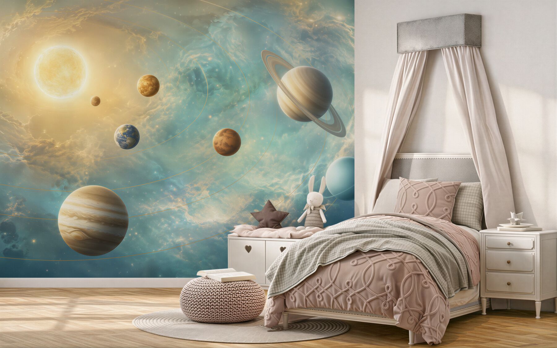 Fototapeta kilka planet w kosmosie?v2345