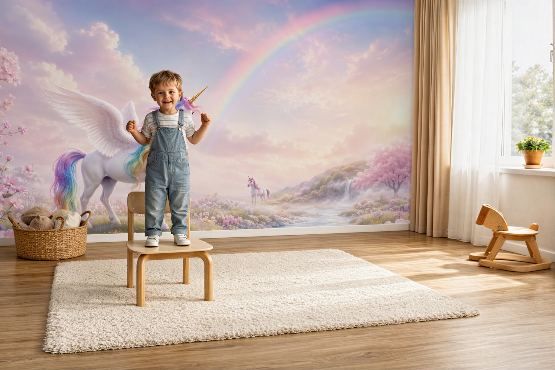 Fototapeta bajeczne kolorowe jednorożce?v2345