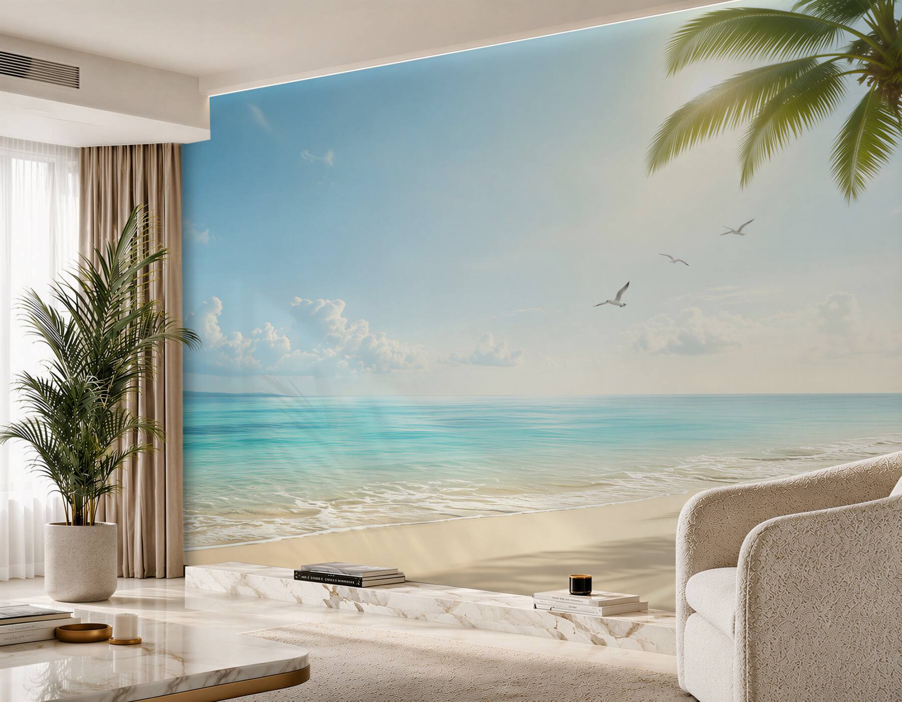 Fototapeta cichy raj na plaży?v2345