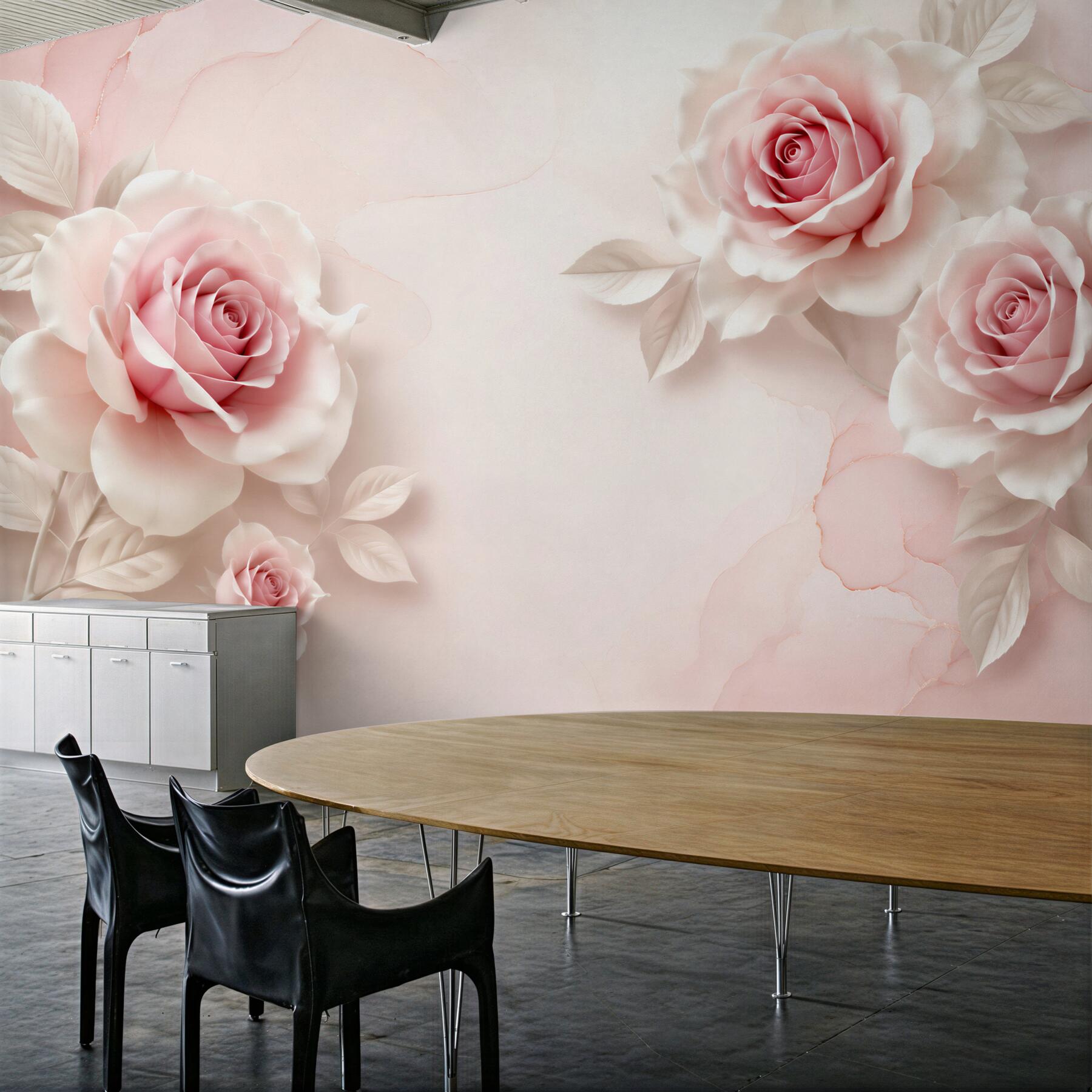 Fototapeta delikatna liliowa porcelanowa róża?v2345