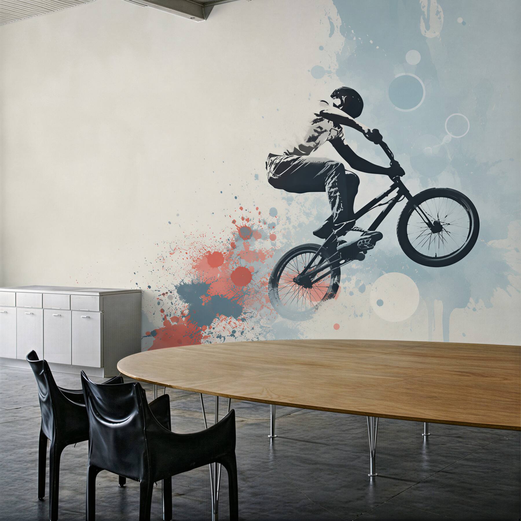 Fototapeta skok rowerzysty bmx?v2345