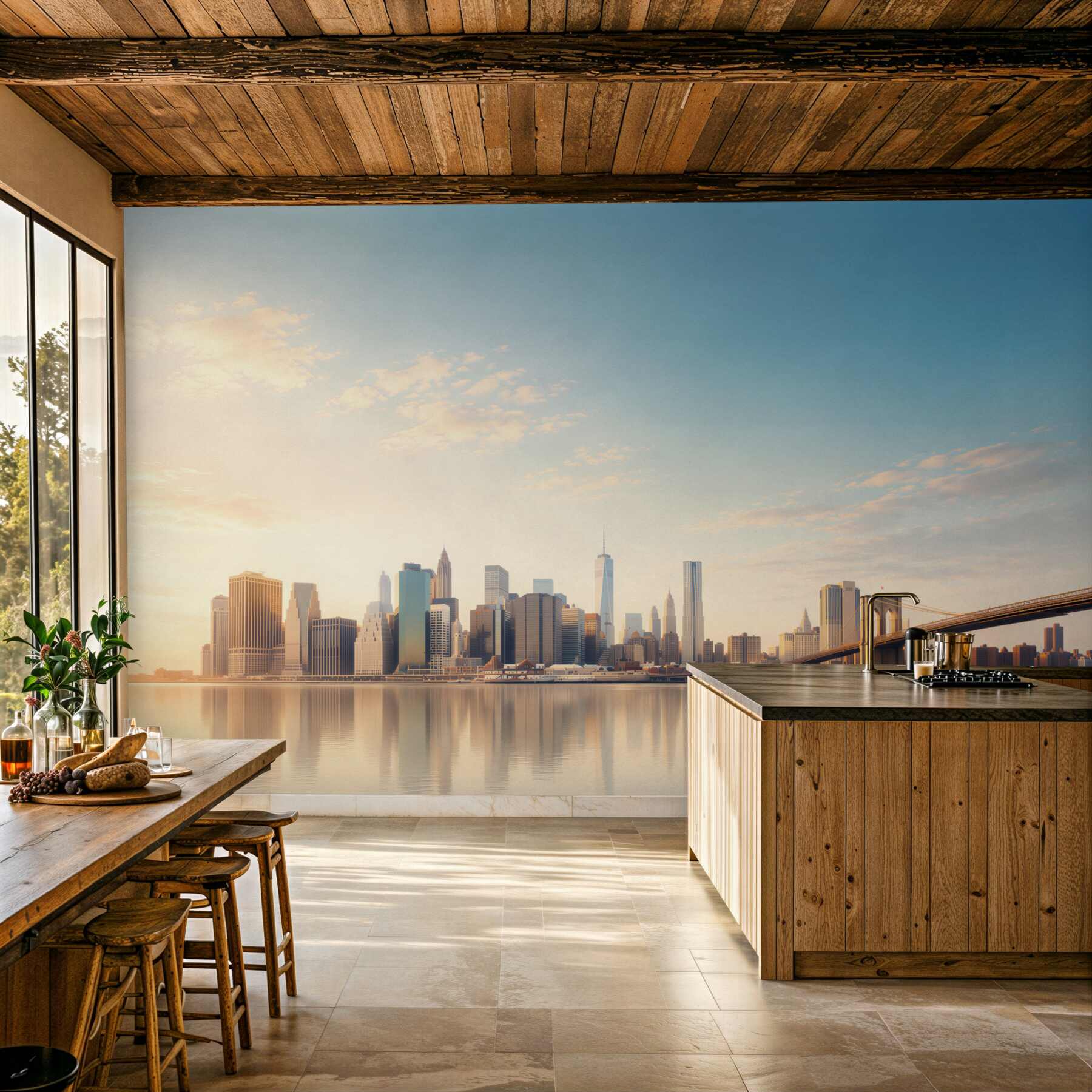 Fototapeta Most Brookliński i Manhattan w Nowym Jorku?v2345