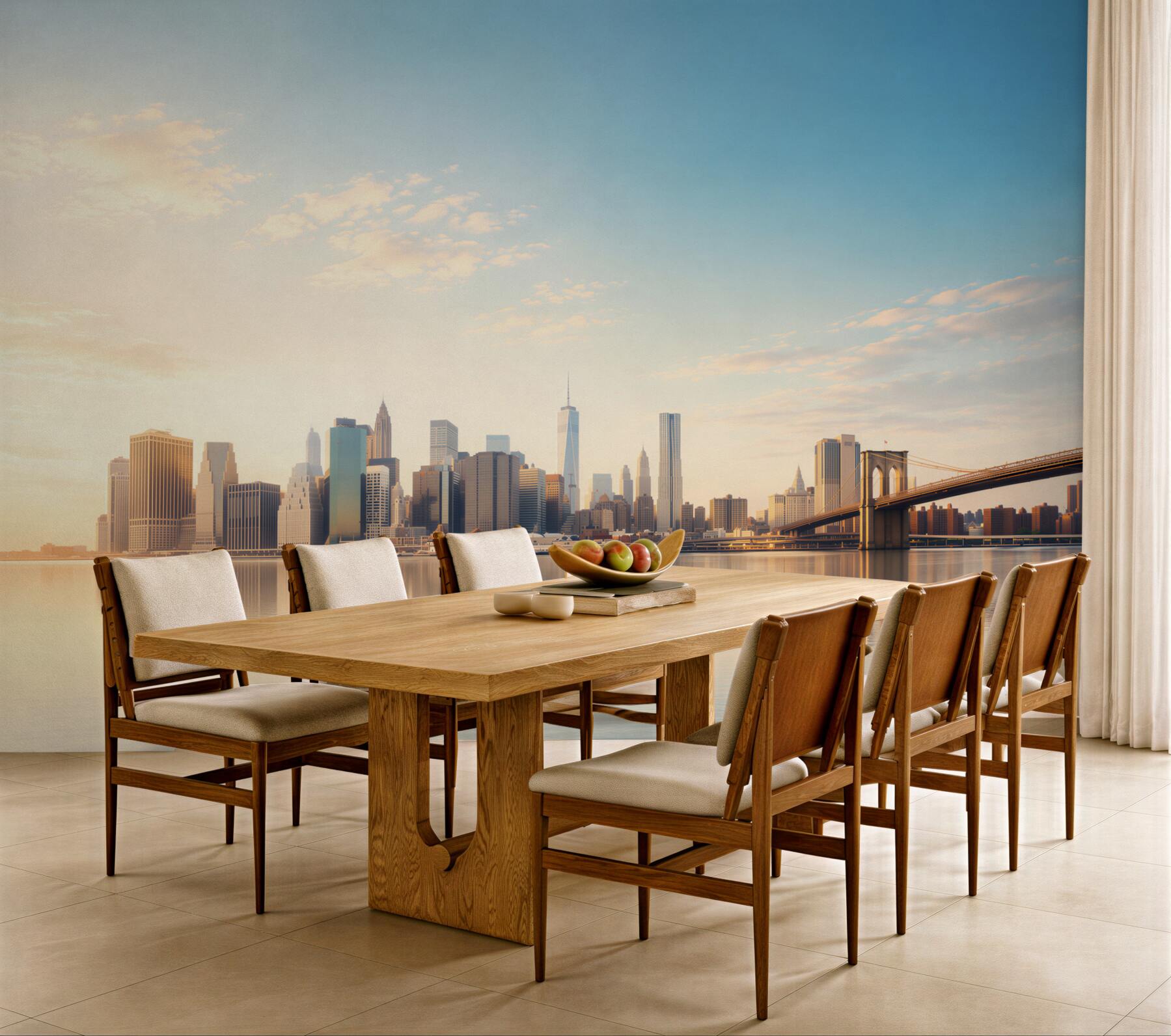 Fototapeta Most Brookliński i Manhattan w Nowym Jorku?v2345