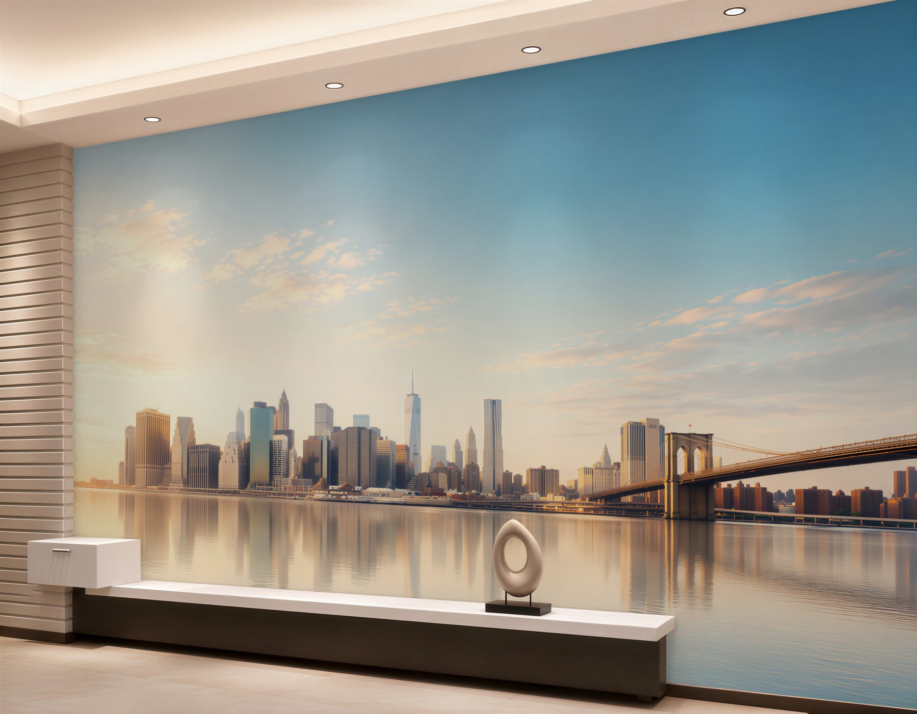 Fototapeta Most Brookliński i Manhattan w Nowym Jorku?v2345