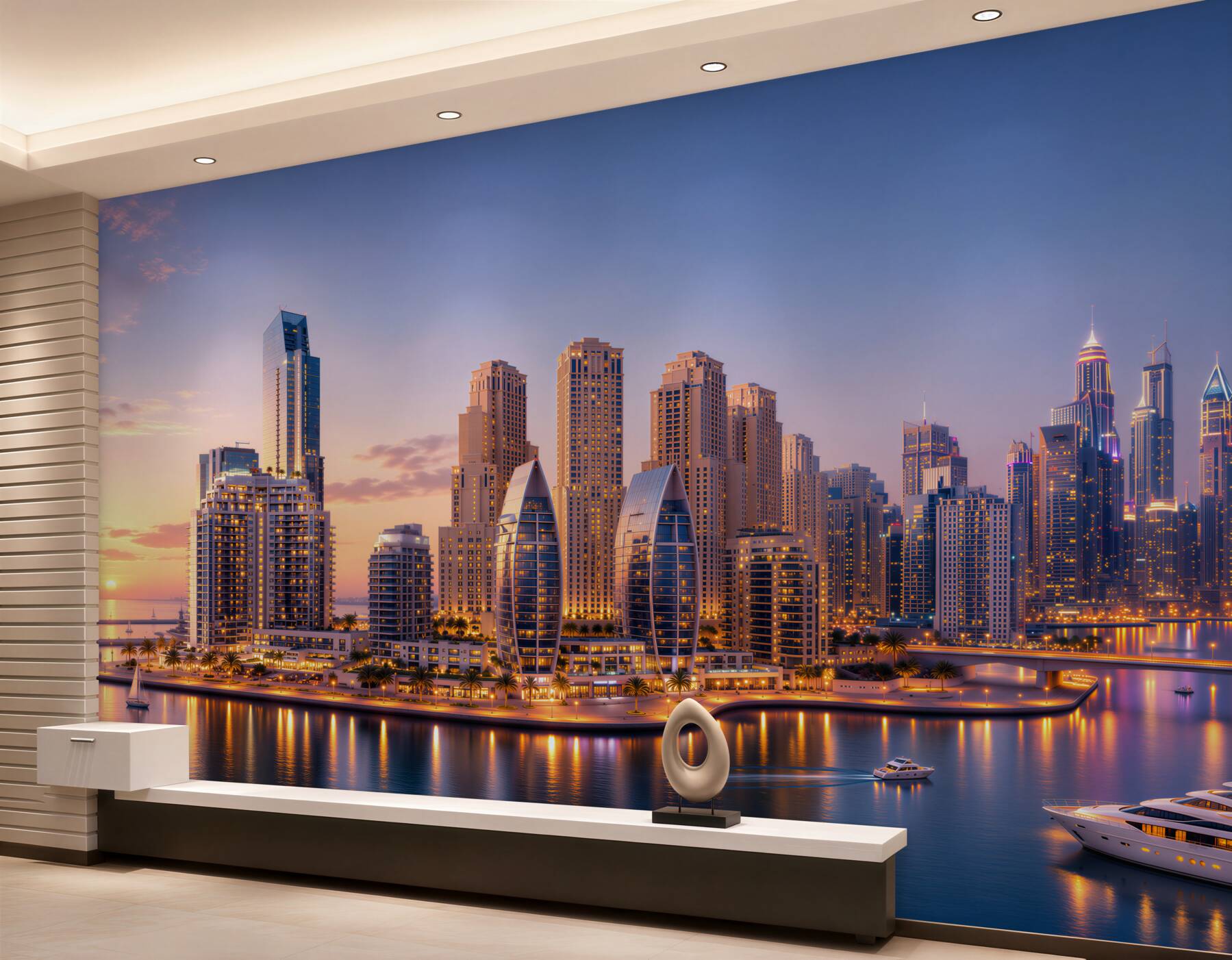 Fototapeta zmierzch nad Dubajem?v2345