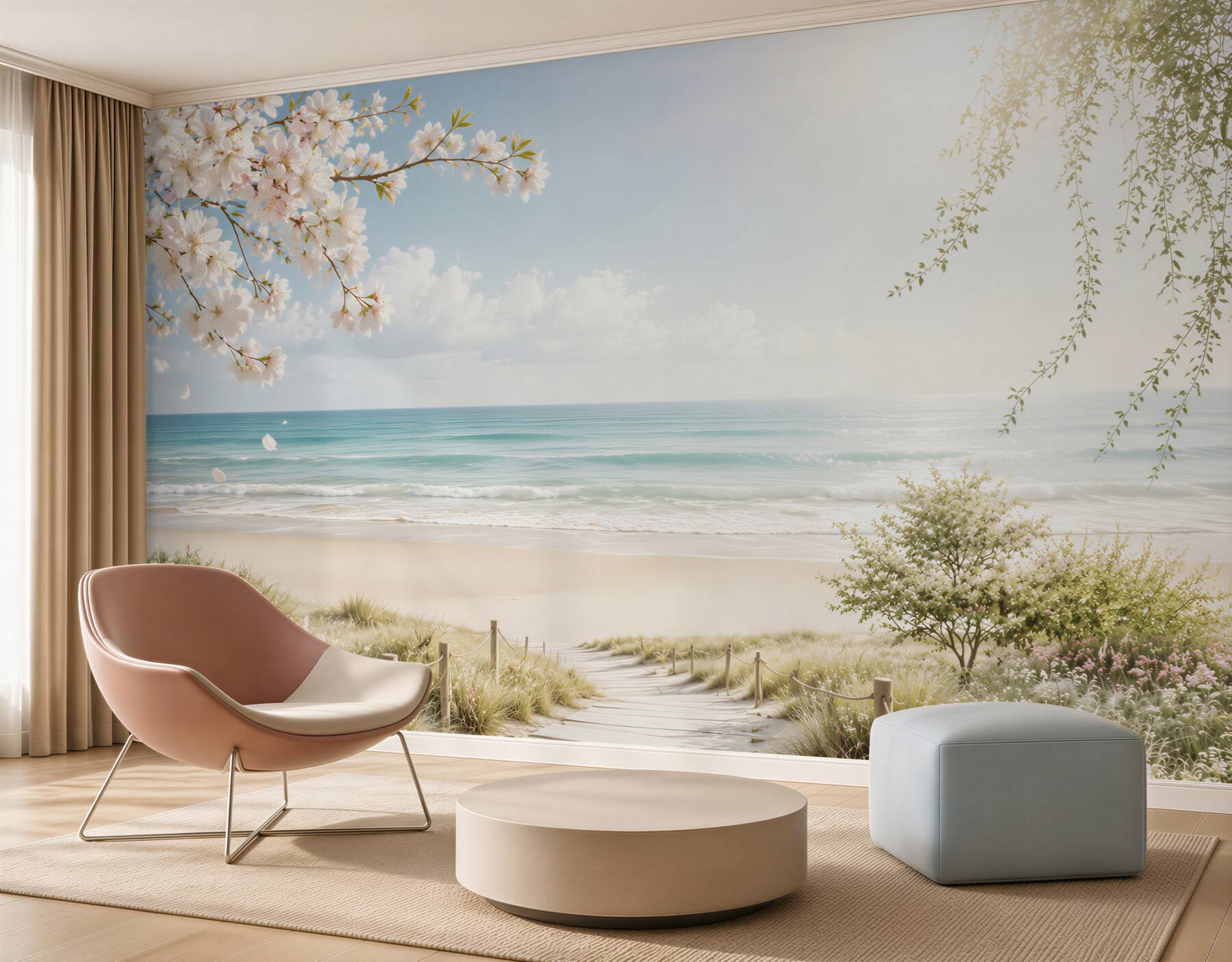 Fototapeta zielone łąki nad oceanem?v2345