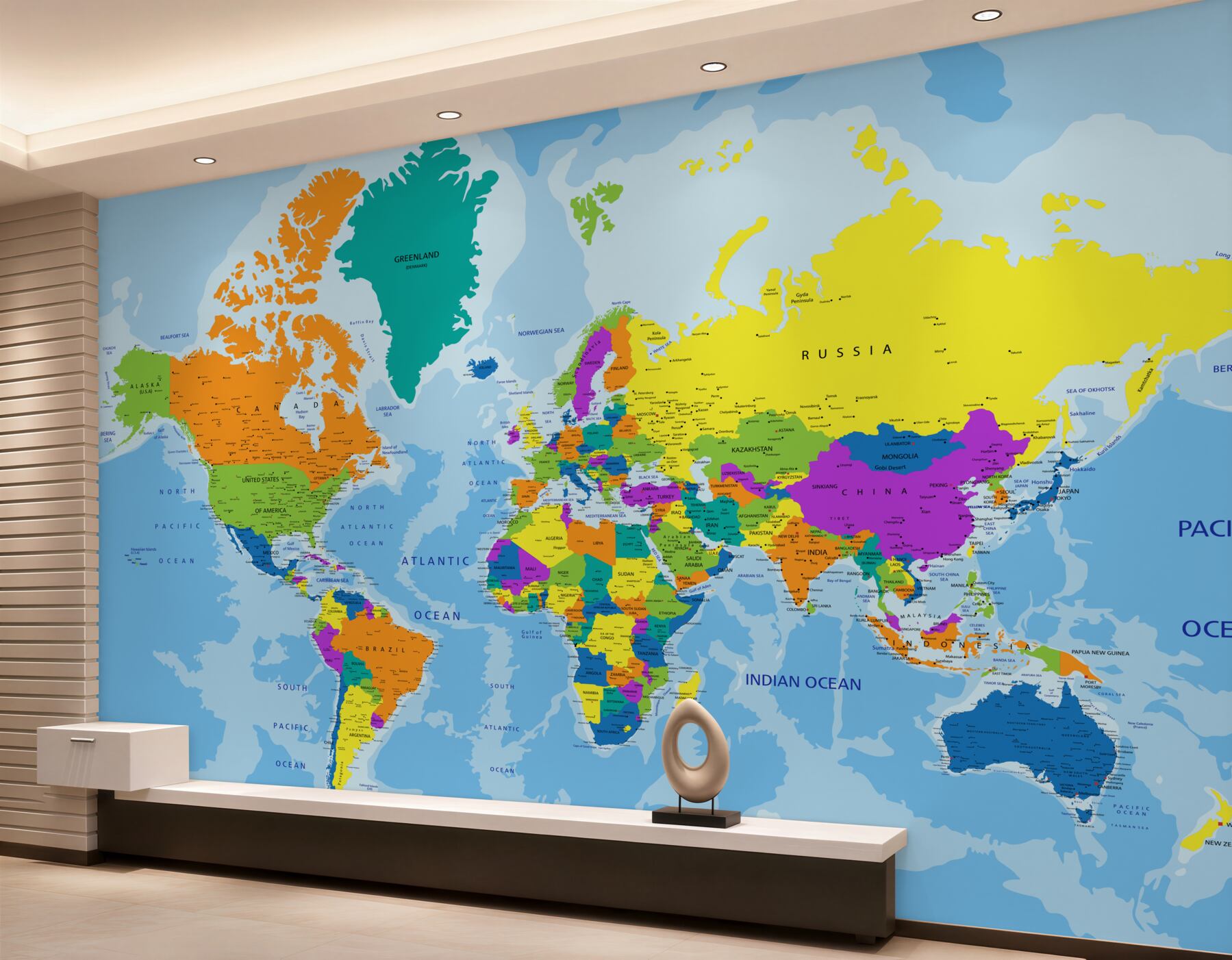 Fototapeta geopolityczna mapa świata?v2345
