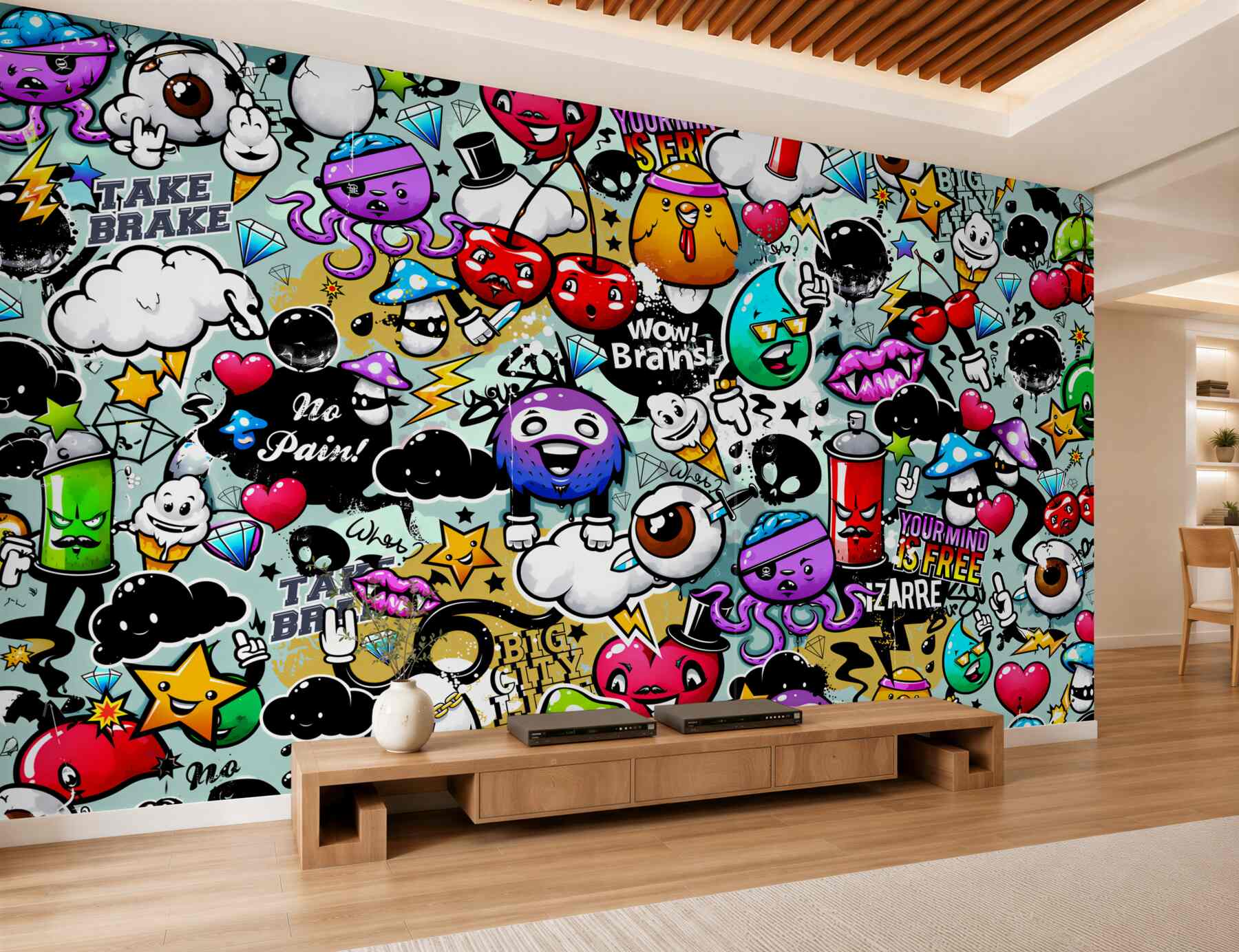 Fototapeta kolorowe graffiti?v2345