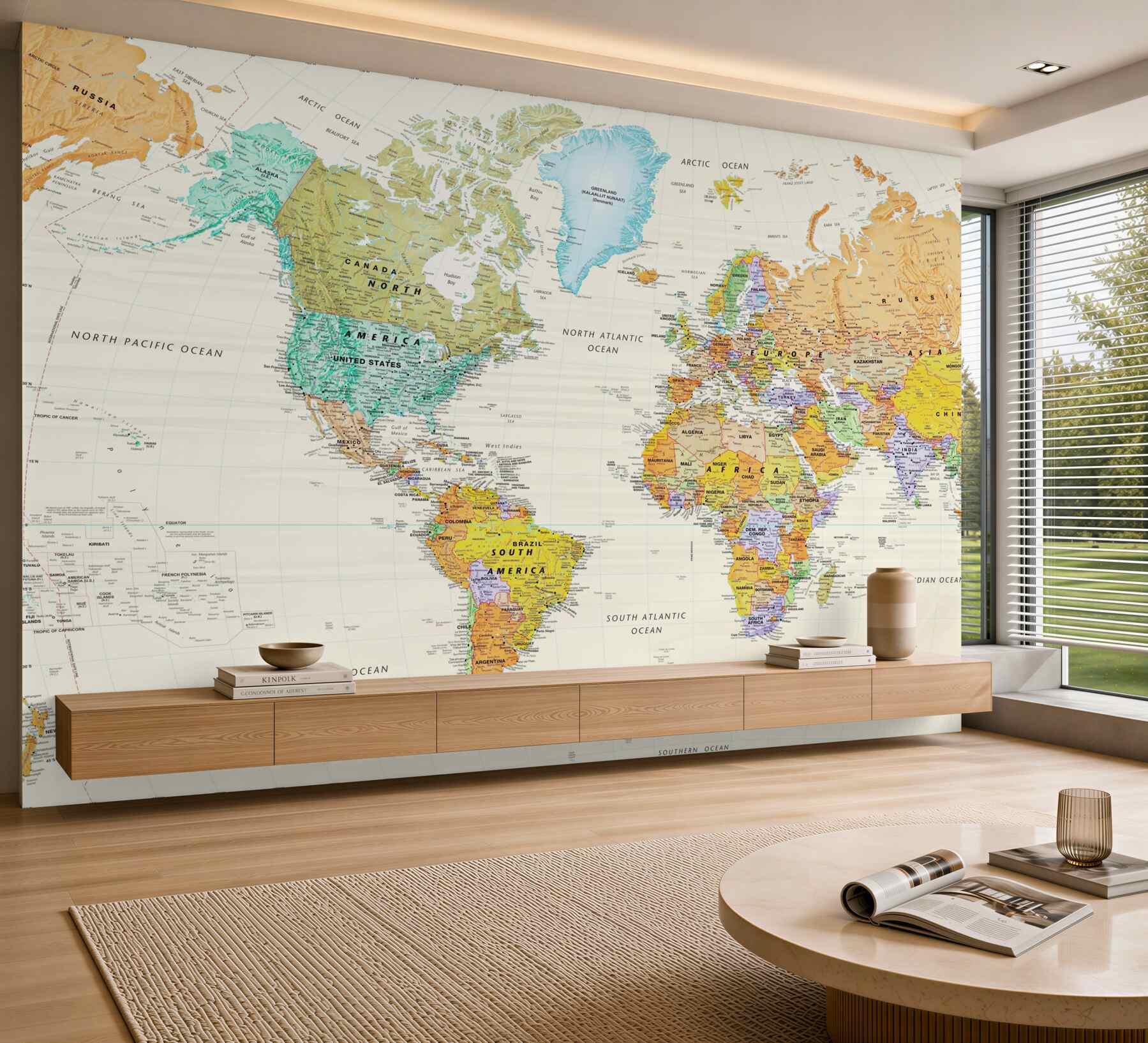 Fototapeta mapa świata świata