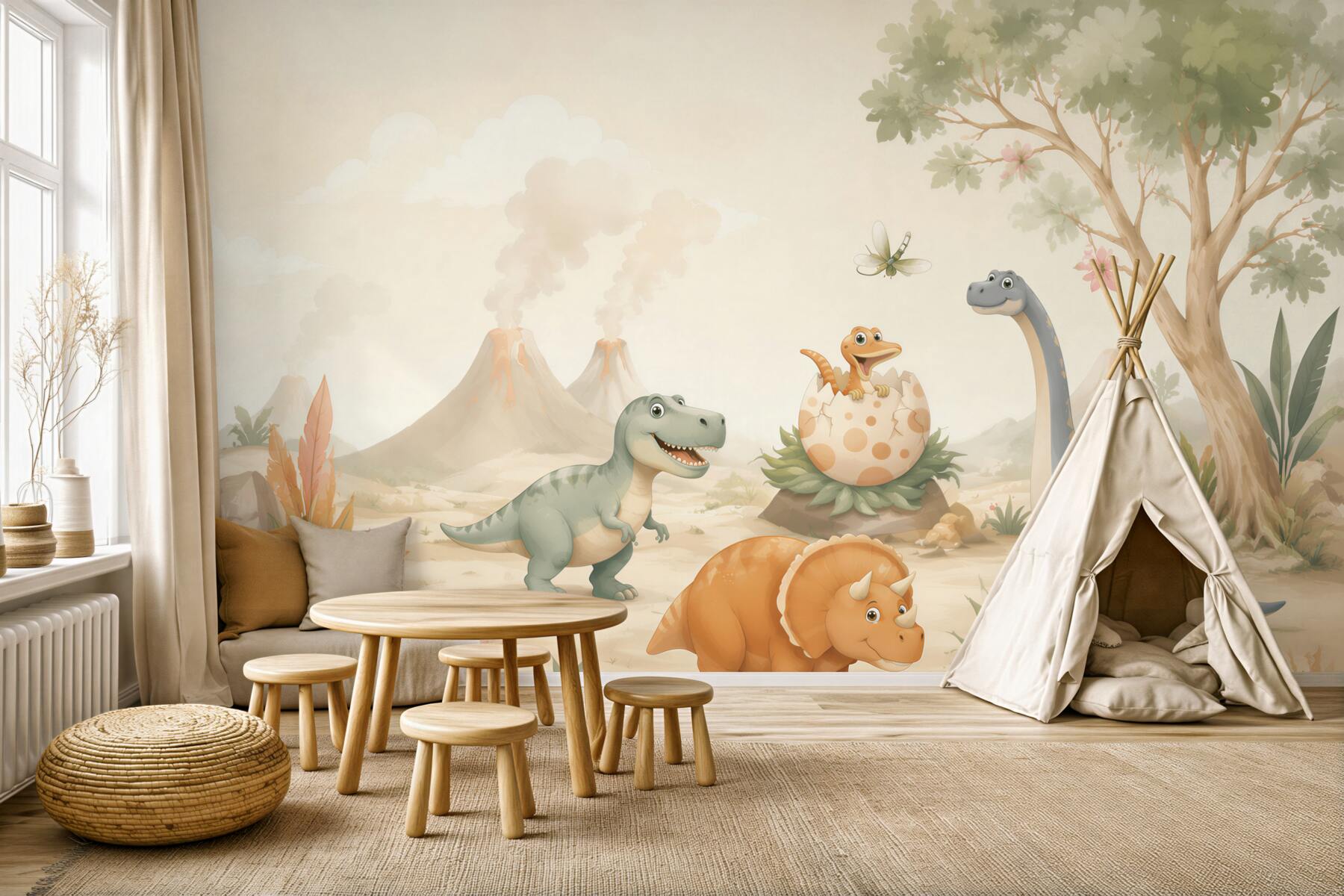 Fototapeta dinozaury na trawniku?v2345