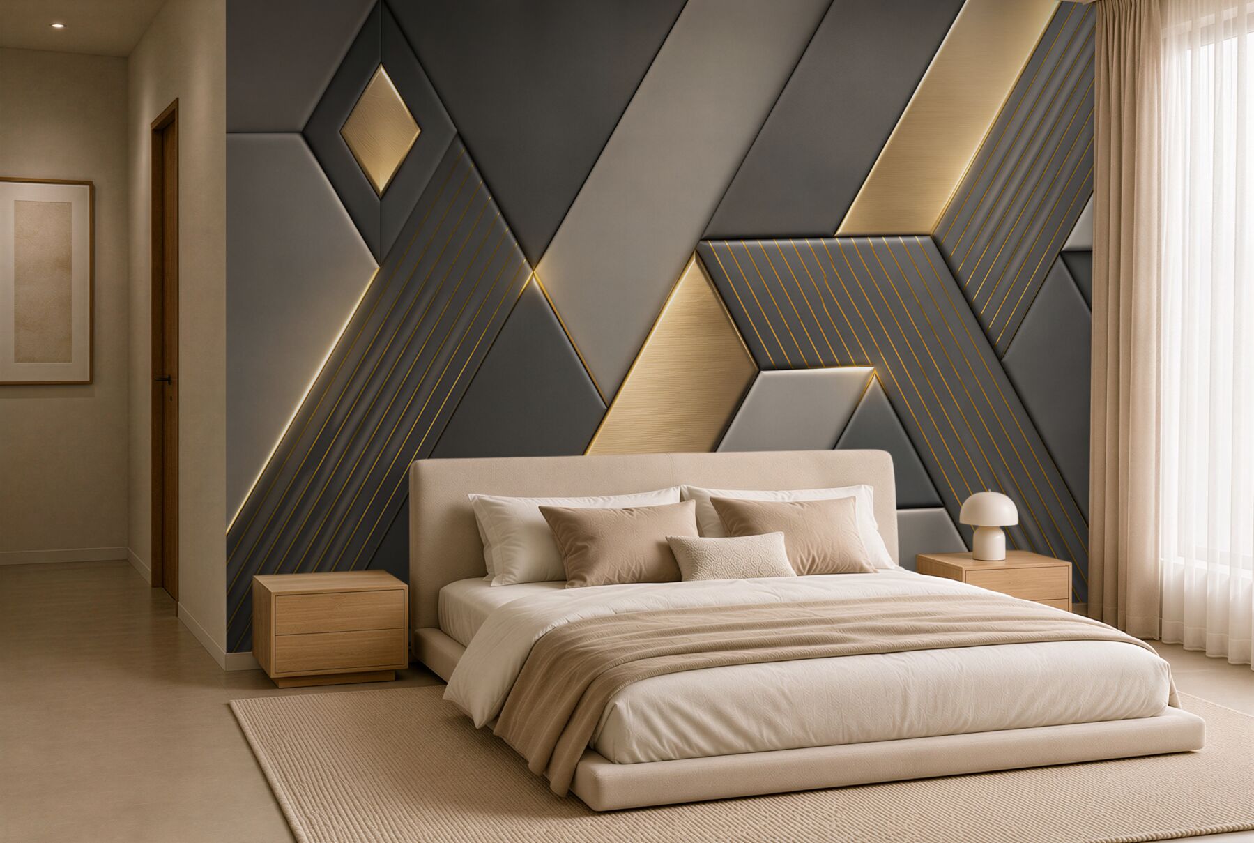 Fototapeta przecięcie różnych tekstur z sekcją?v2345