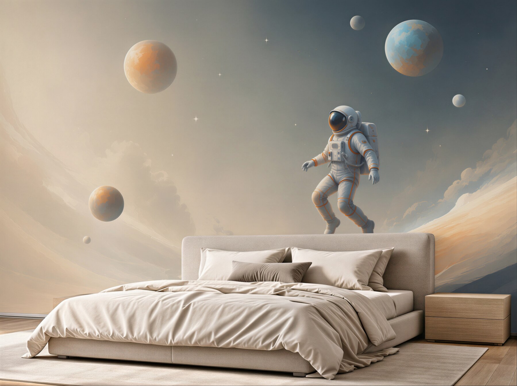 Fototapeta astronauta w kosmosie?v2345