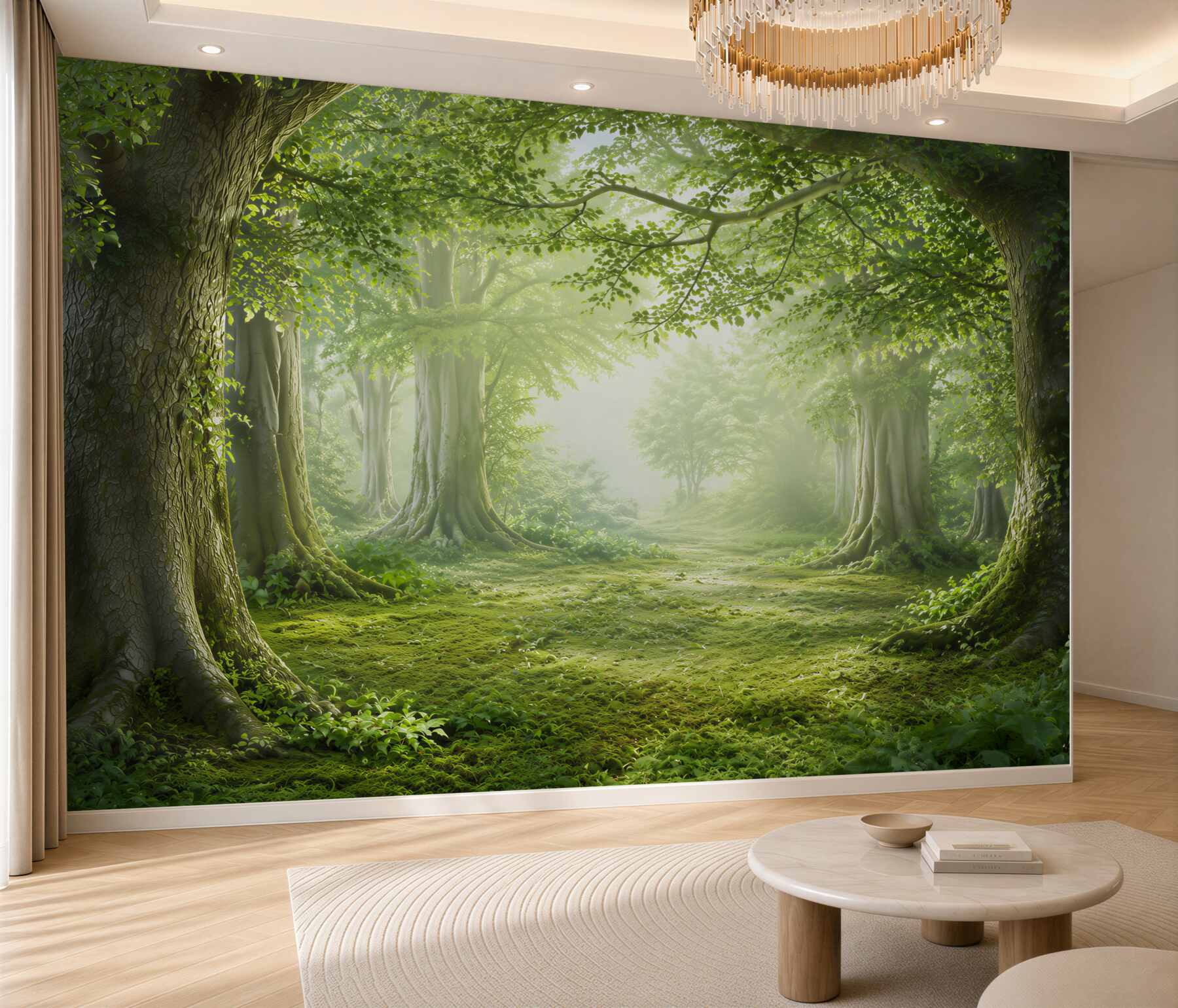 Fototapeta zielony bajkowy las?v2345