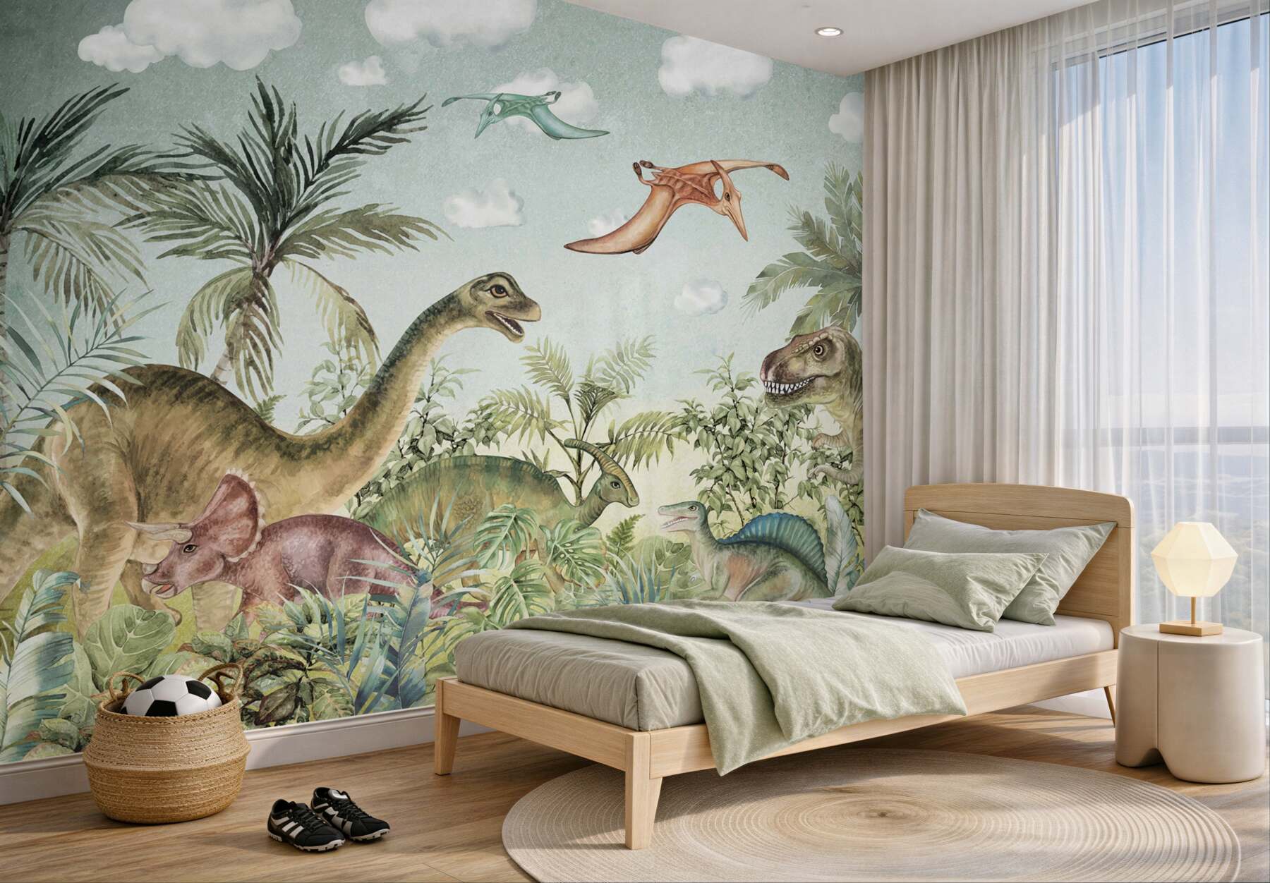 Fototapeta dinozaury na zielono?v2345