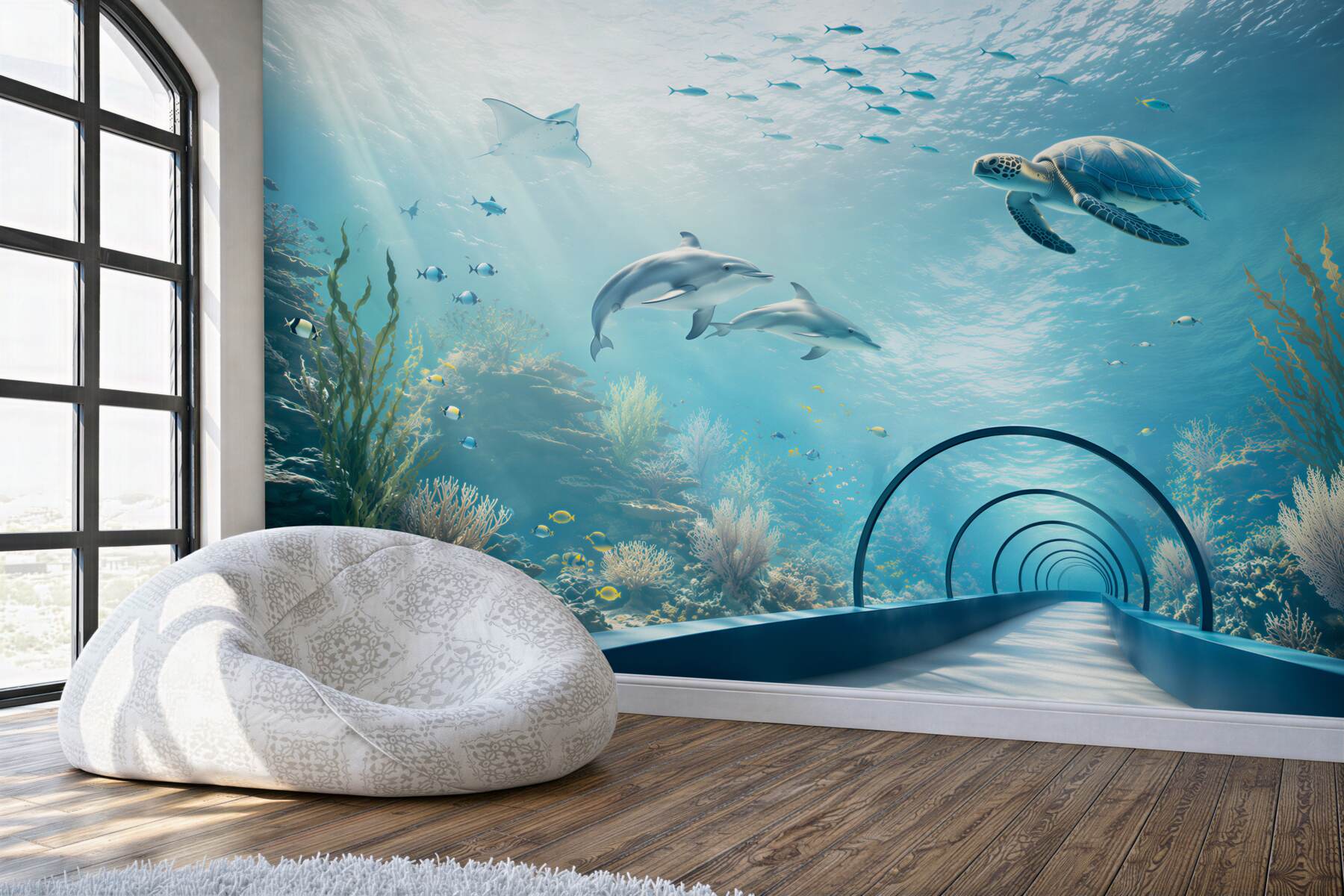 Fototapeta Oceanarium z delfinami?v2345
