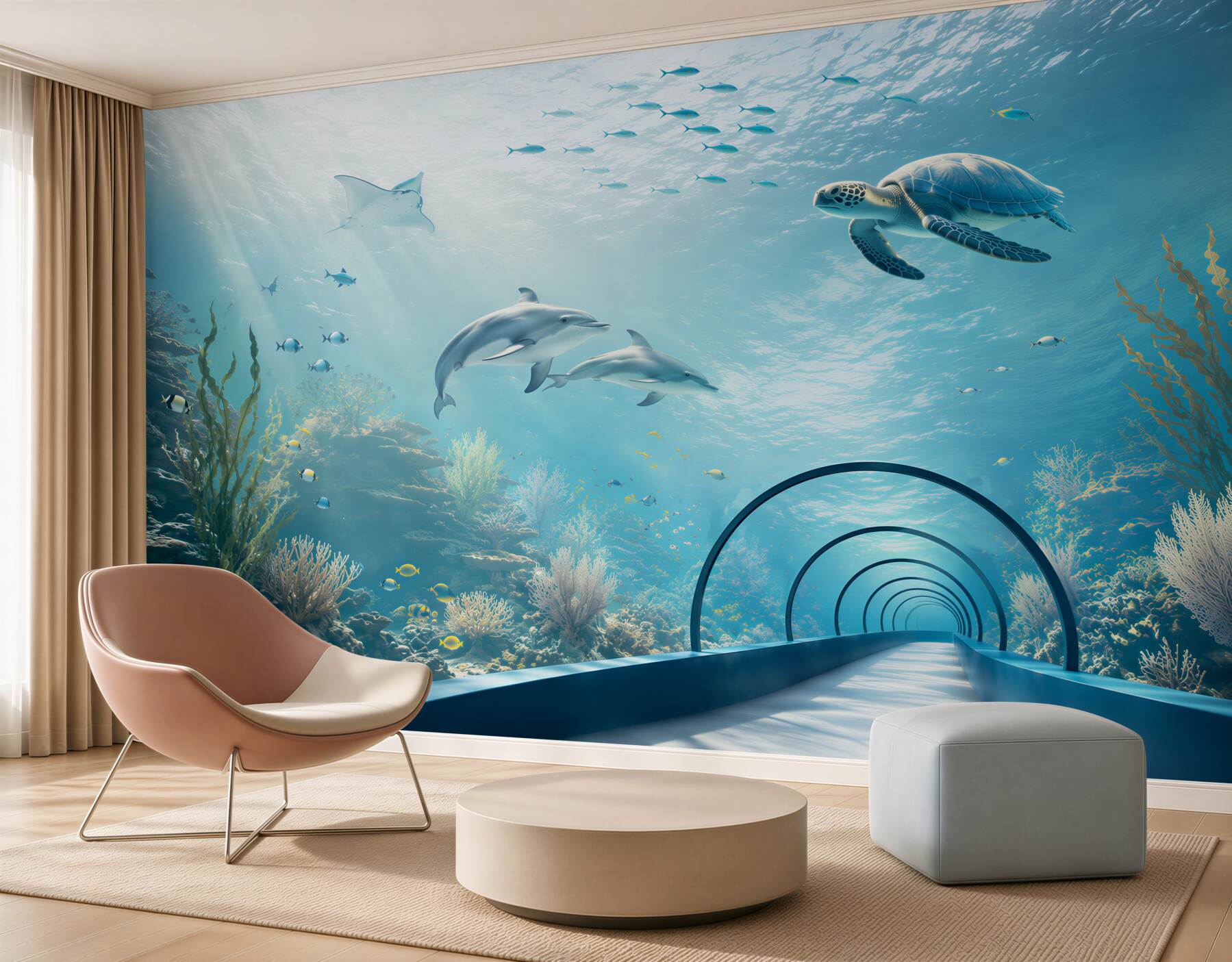 Fototapeta Oceanarium z delfinami?v2345