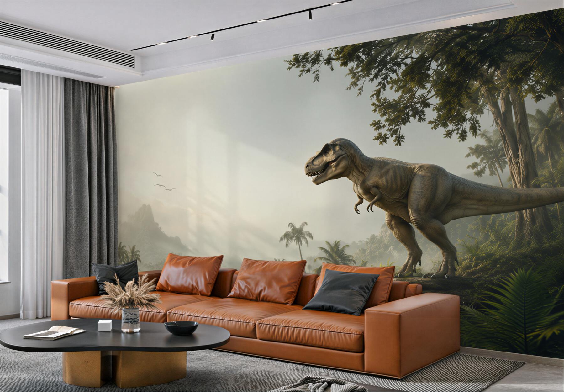Fototapeta Dinozaur, wygaśnięcie i velociraptor?v2345