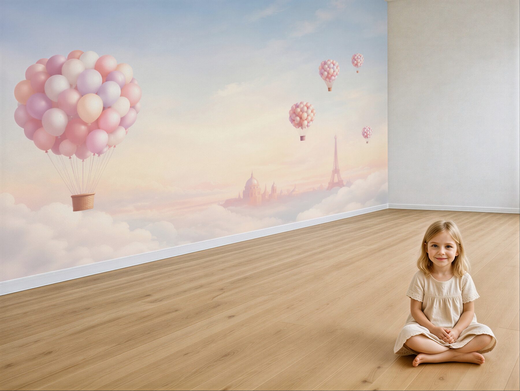 Fototapeta sala i różowy?v2345