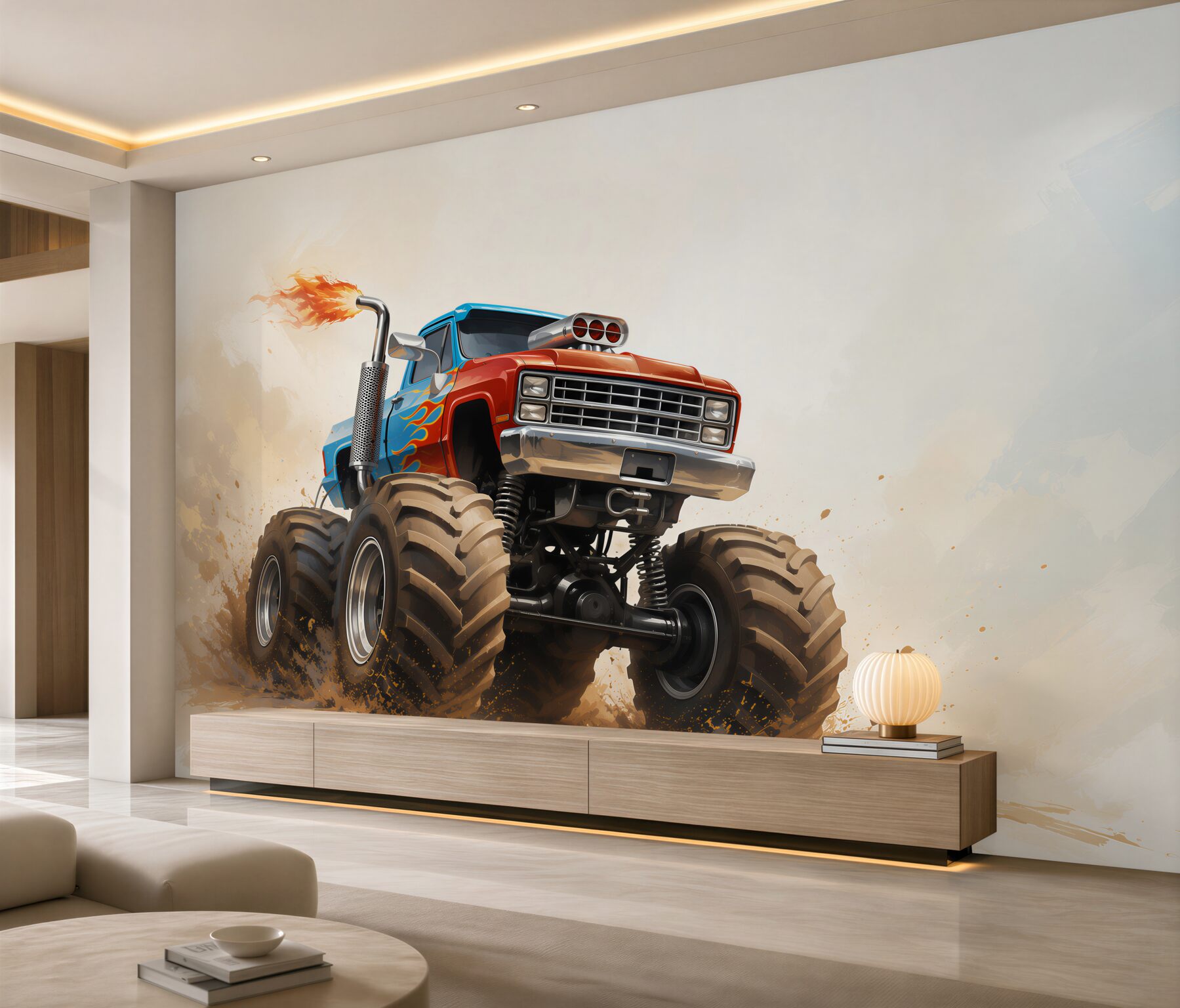 Fototapeta Pojazd lądowy, Monster Truck i pojazd?v2345
