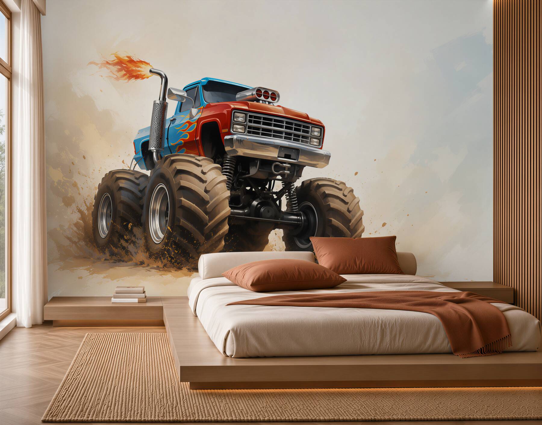 Fototapeta Pojazd lądowy, Monster Truck i pojazd?v2345