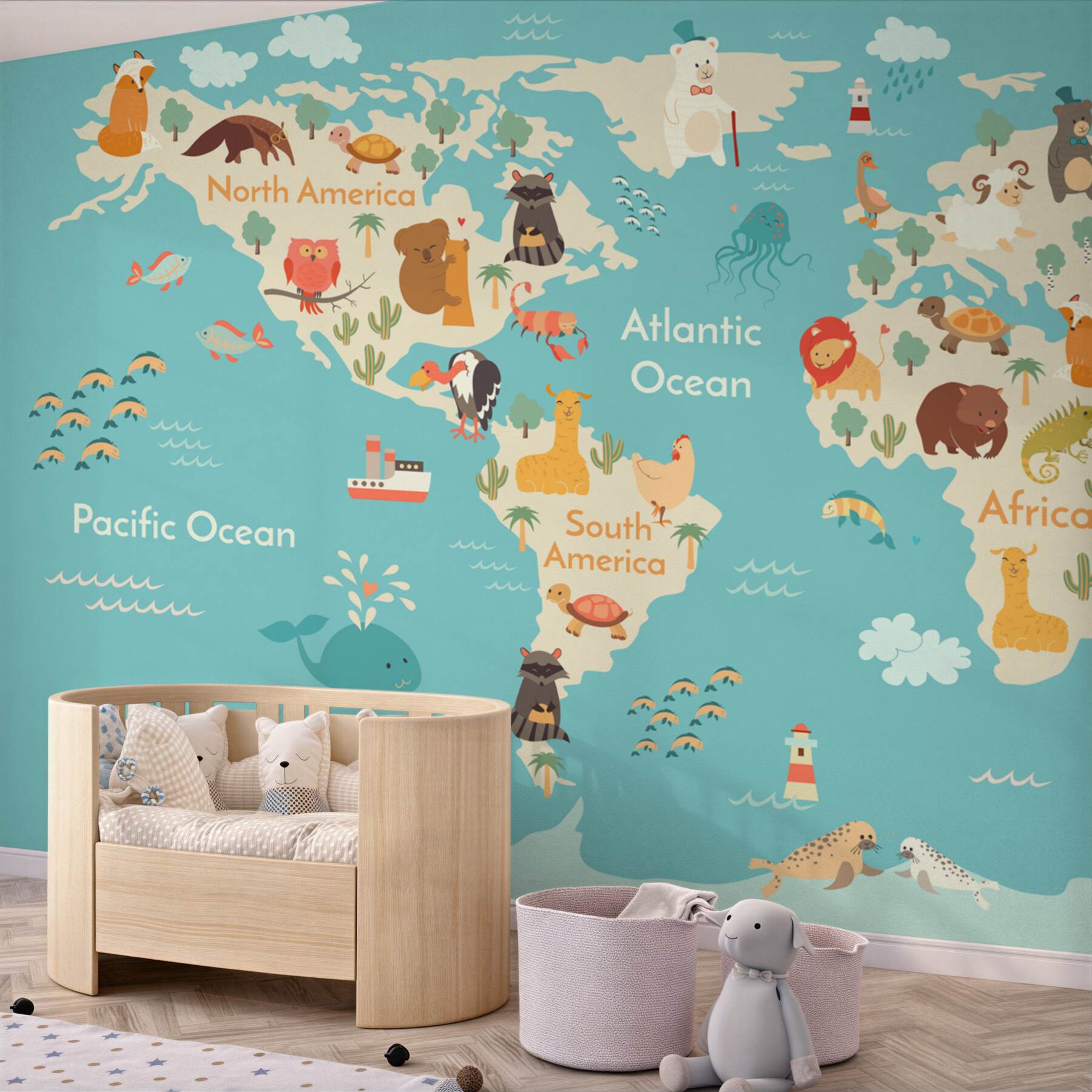 Fototapeta turkusowa mapa?v2345