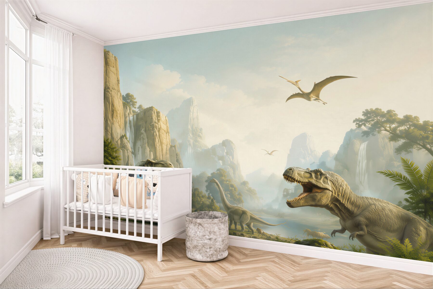 Fototapeta Dinozaury i góry?v2345
