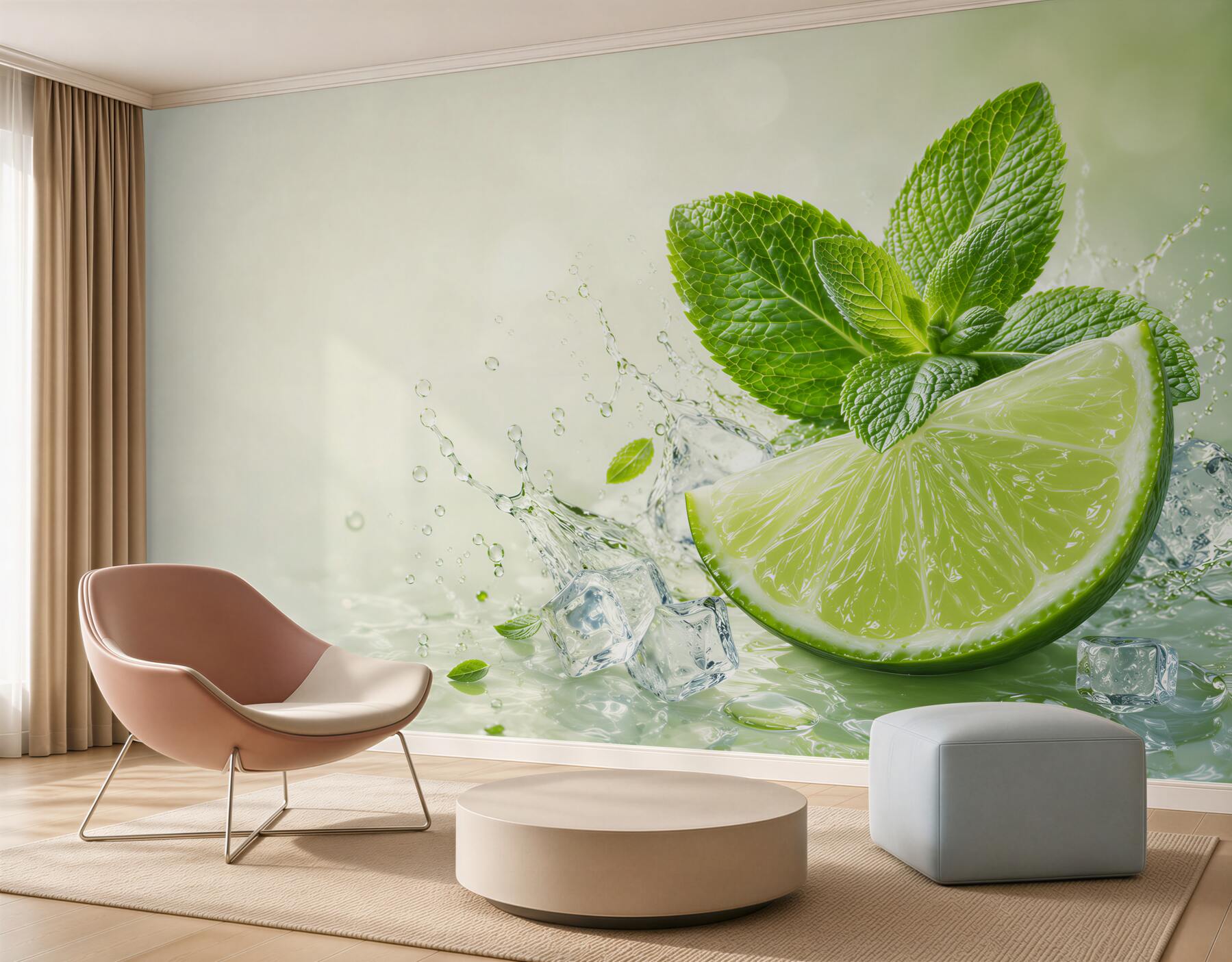Fototapeta mojito z limonką i miętą?v2345