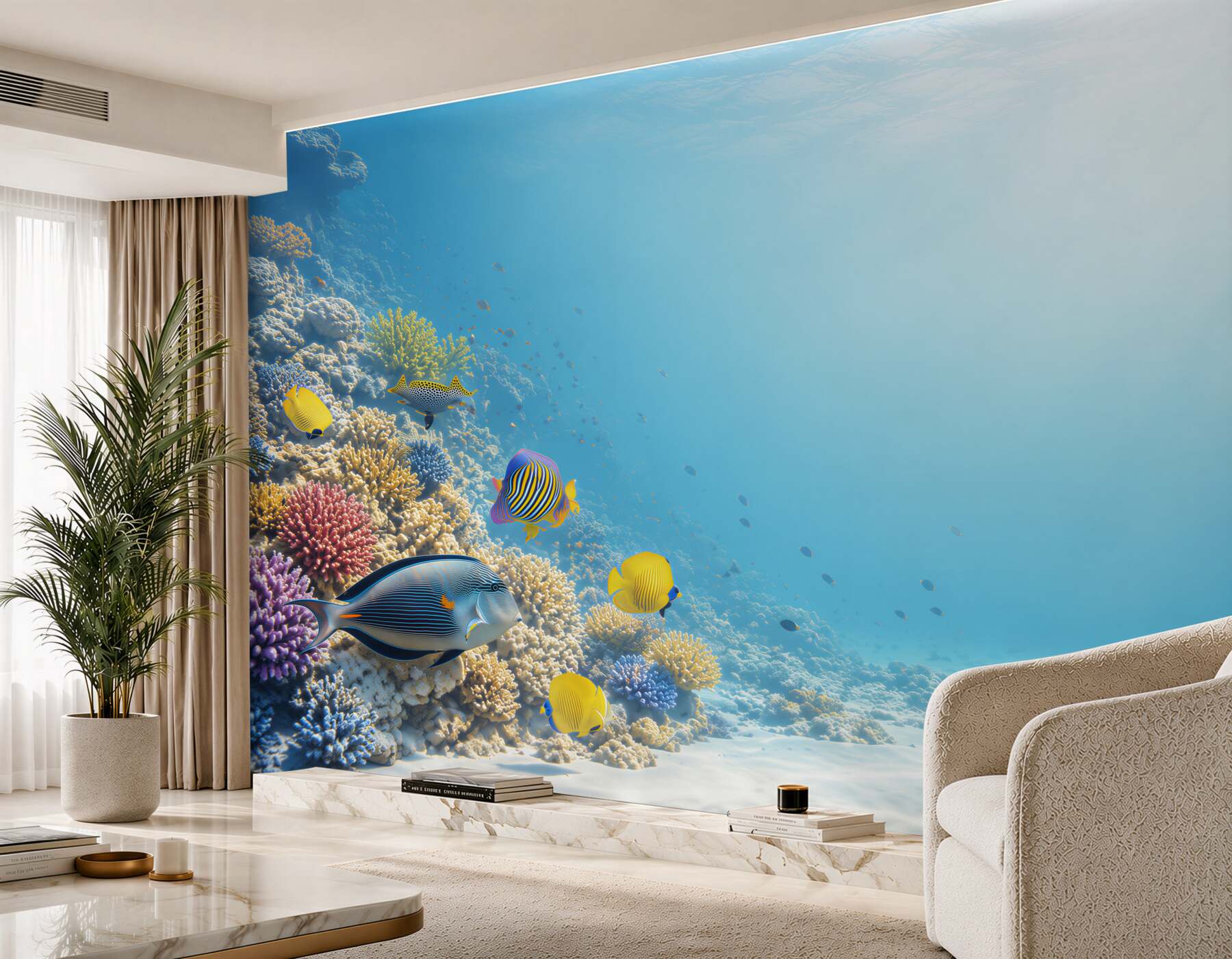 Fototapeta mieszkańcy oceanu w słońcu?v2345