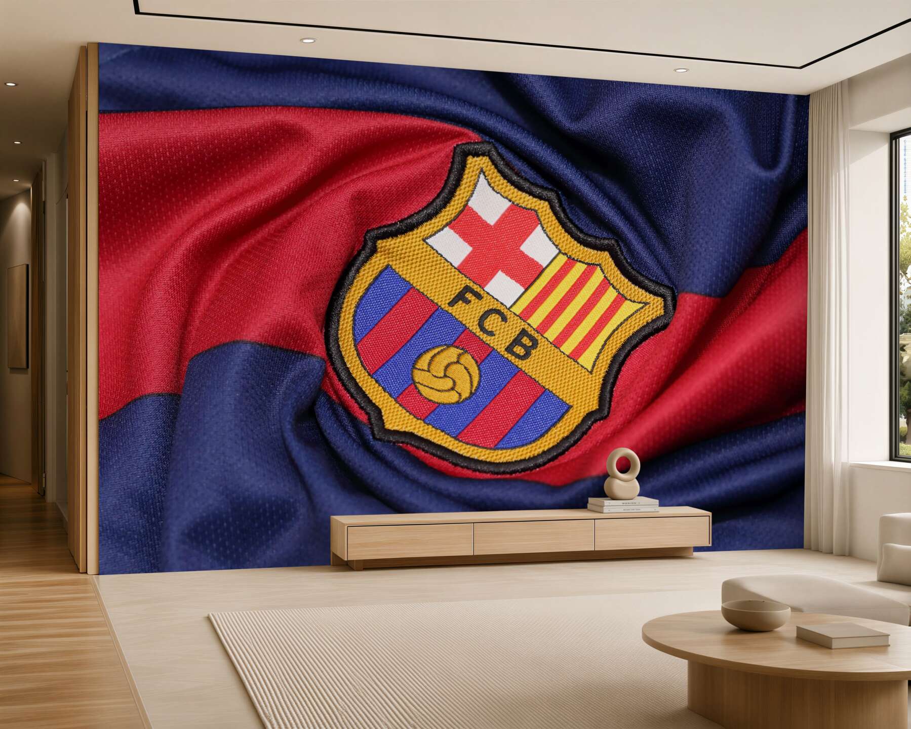 Fototapeta Symbole klubu piłkarskiego Barcelona?v2345