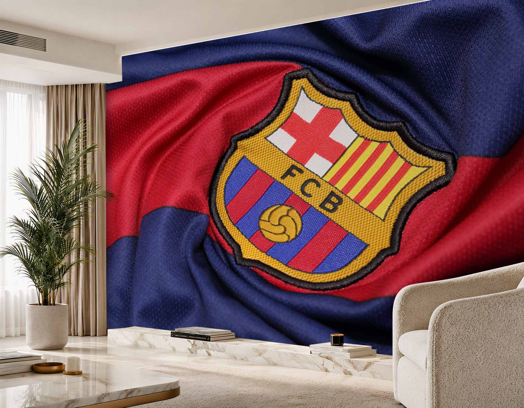 Fototapeta Symbole klubu piłkarskiego Barcelona?v2345
